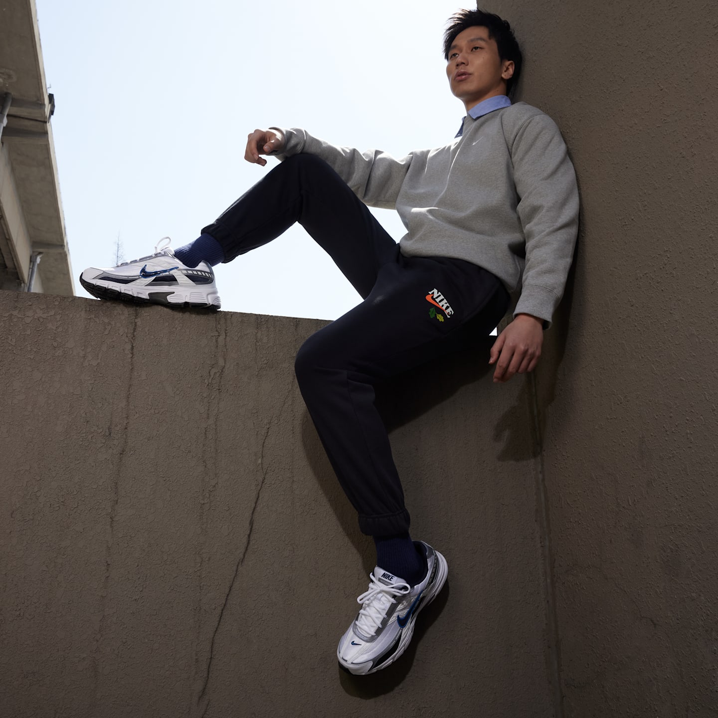 Мужские кроссовки Nike Initiator, цвет: Белый / Серый — фото 8