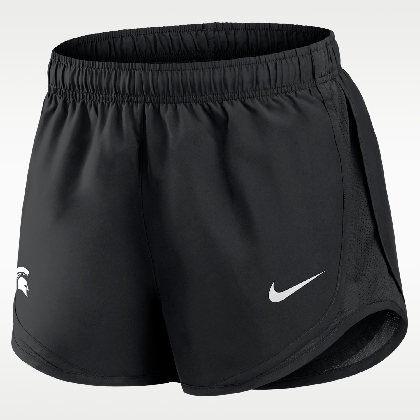 Женские шорты Nike Dri-FIT College Michigan State Tempo, цвет: Чёрный — фото 1