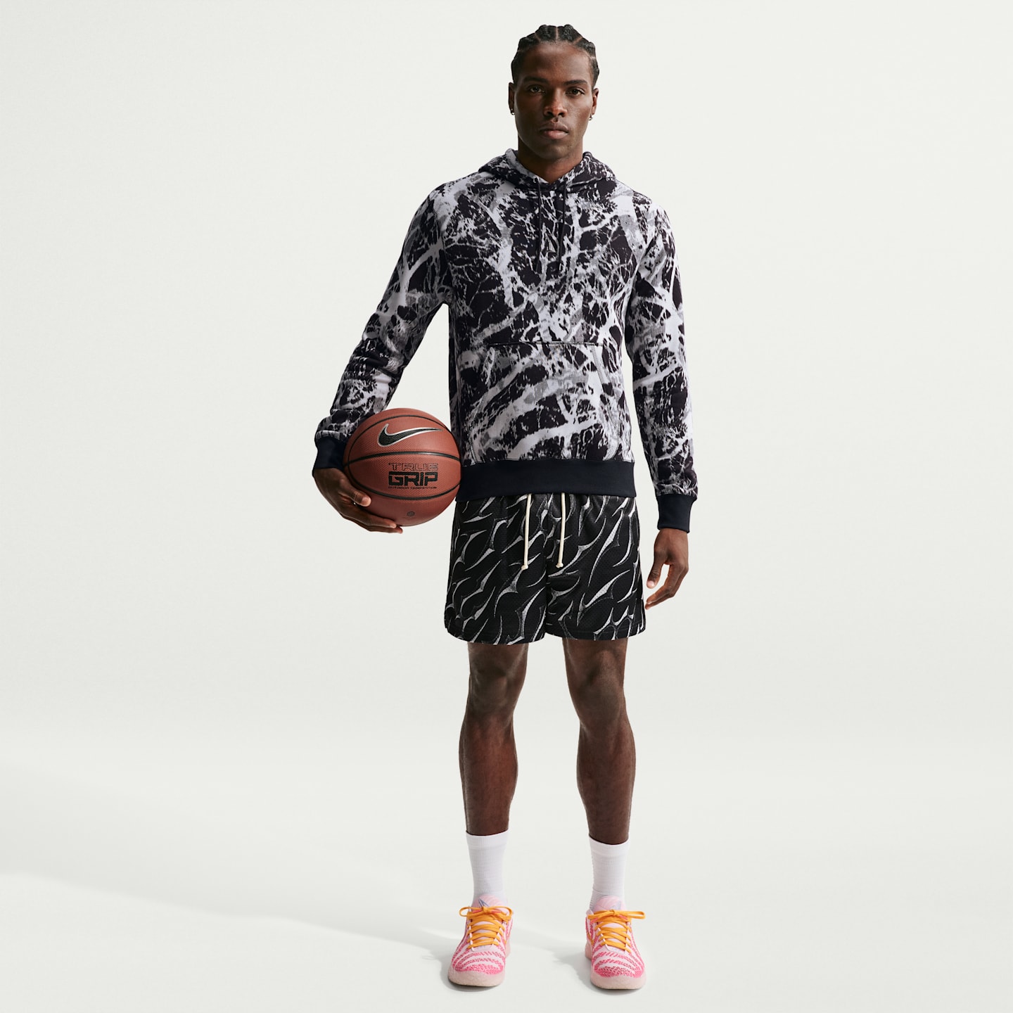 Мужское баскетбольное худи Nike Ja Club, цвет: Чёрный — фото 4