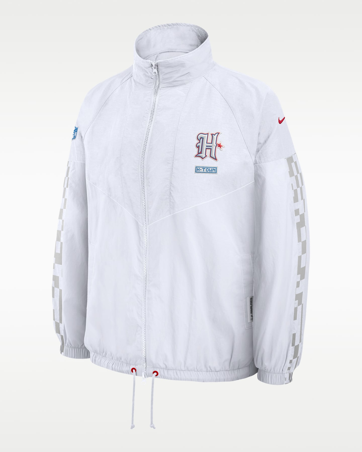 Женская куртка Nike Houston Texans Rivalries Collection NFL Oversized Full-Zip, цвет: Белый — фото 3