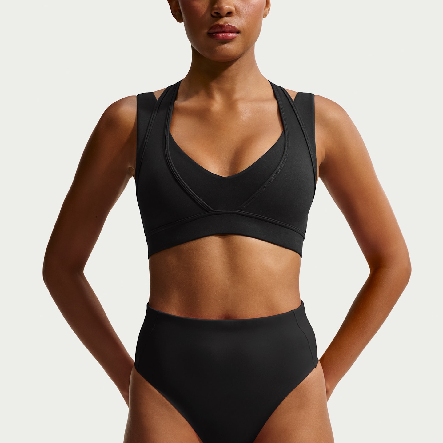 Трусы-брифы NikeSKIMS Matte, высокая посадка — Nike, цвет: Обсидиановый — фото 4