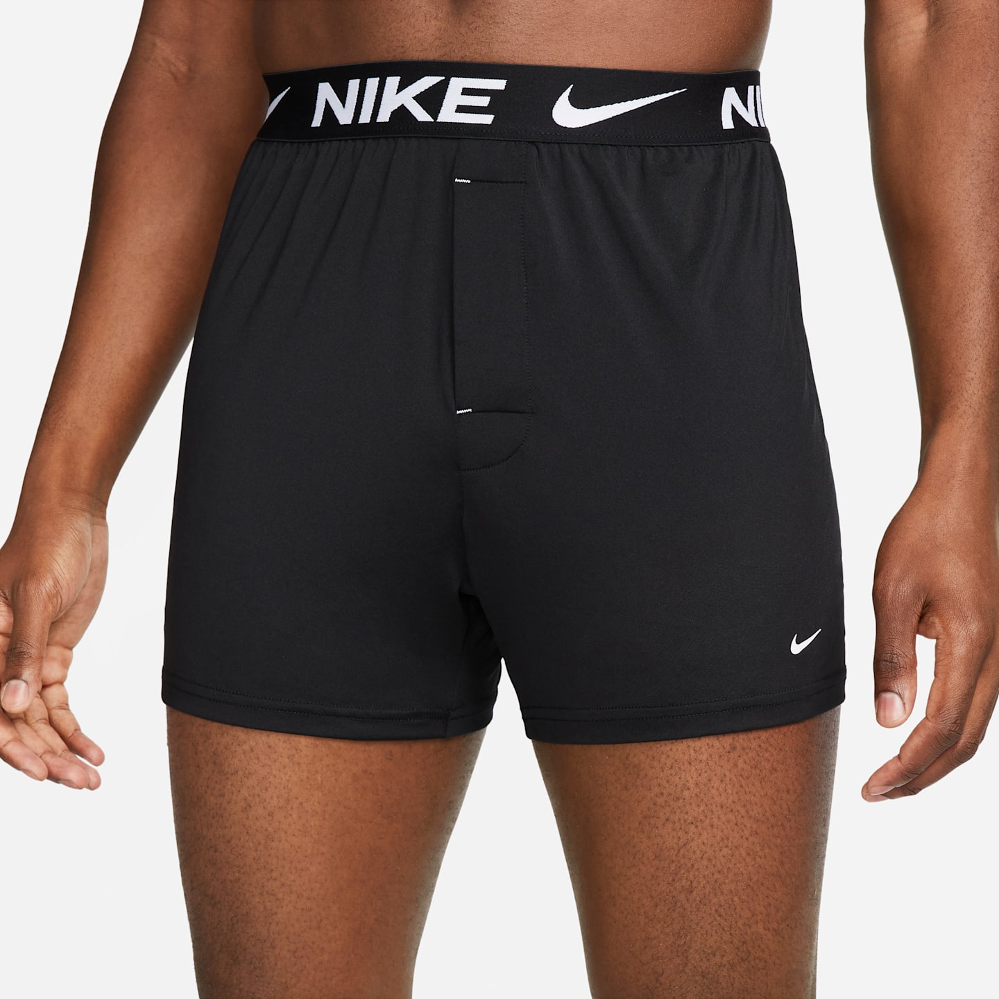 Трусы-боксеры Essential Micro Dri-FIT для мужчин, 3 шт. — Nike, цвет: Чёрный — фото 2