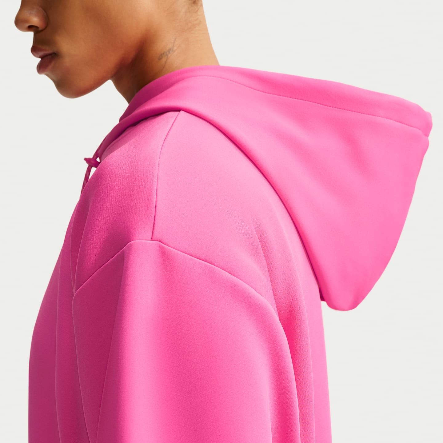 Баскетбольная худи Nike Sabrina Dri-FIT, цвет: Пустынный розовый / Ледяной серебряный — фото 4