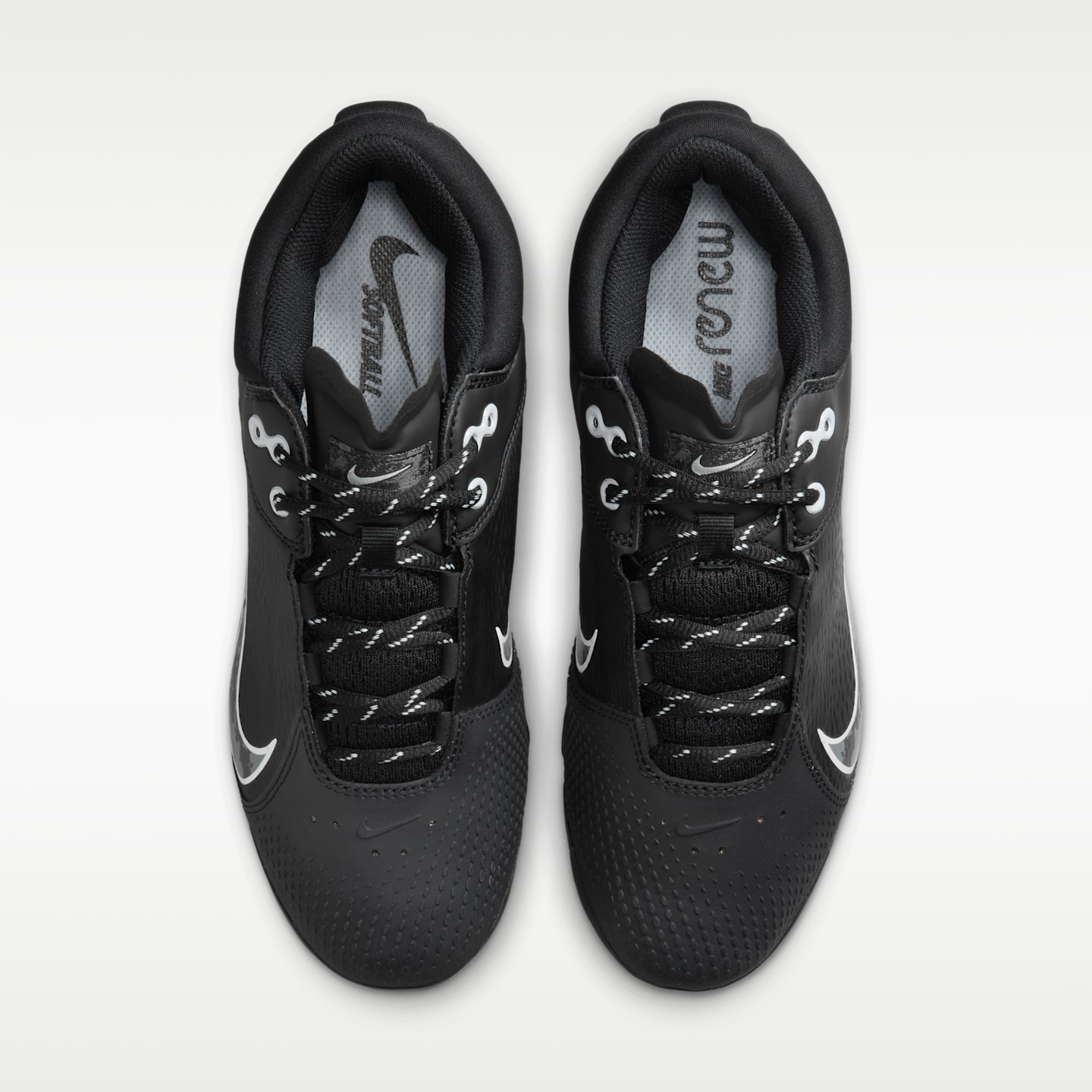 Женские бутсы Nike Hyperdiamond 4 Elite Softball Cleats, цвет: Чёрный / Железный серый — фото 4