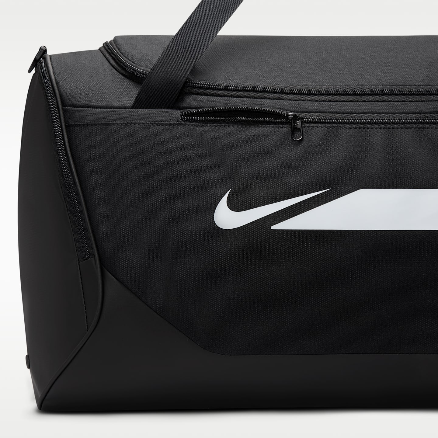 Мужская сумка Nike Academy Soccer Duffel (Large, 95L), цвет: Чёрный / Белый — фото 6