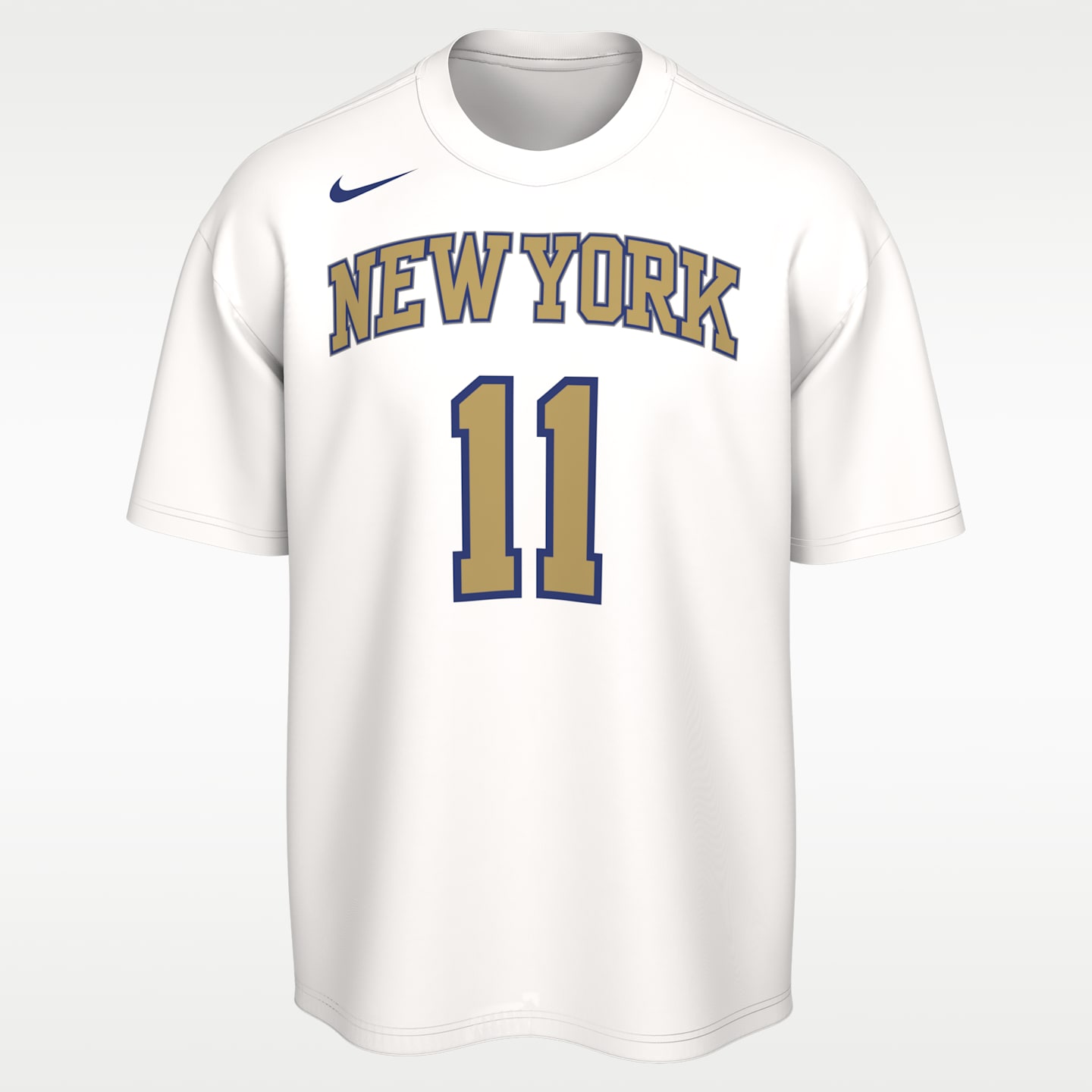 Мужская футболка Nike OG Anunoby New York Knicks NBA Ring and Banner, цвет: Белый