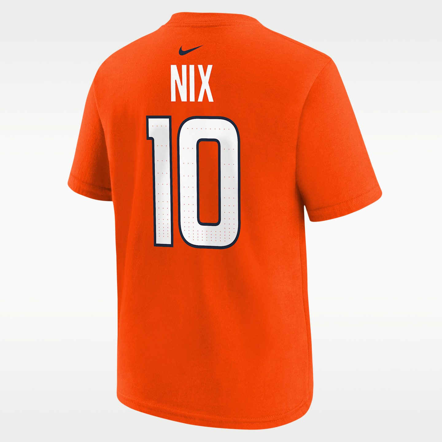 Детский топ Nike Bo Nix Denver Broncos Football Jersey, цвет: Оранжевый — фото 2