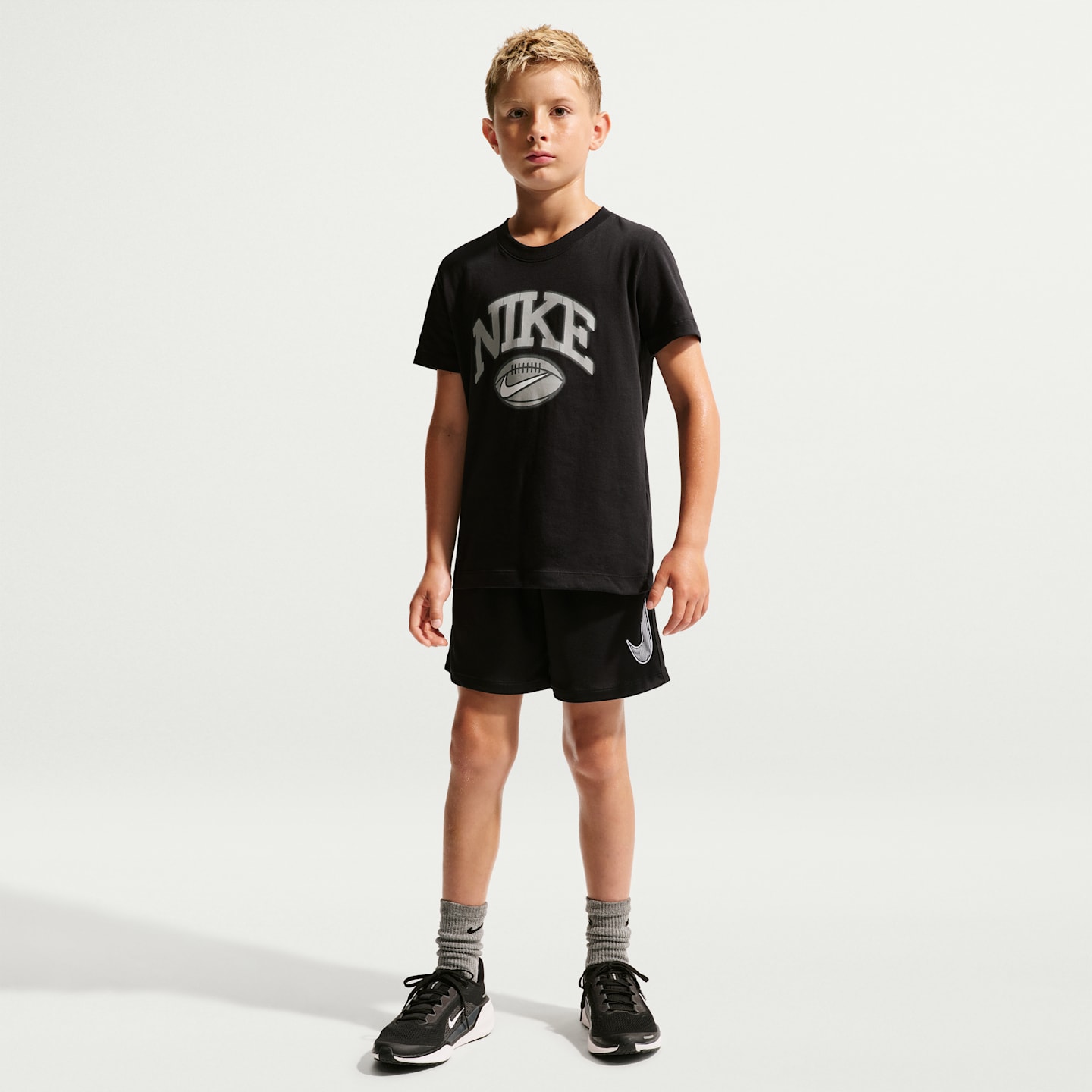 Детская футболка Nike для американского футбола, цвет: Чёрный — фото 7