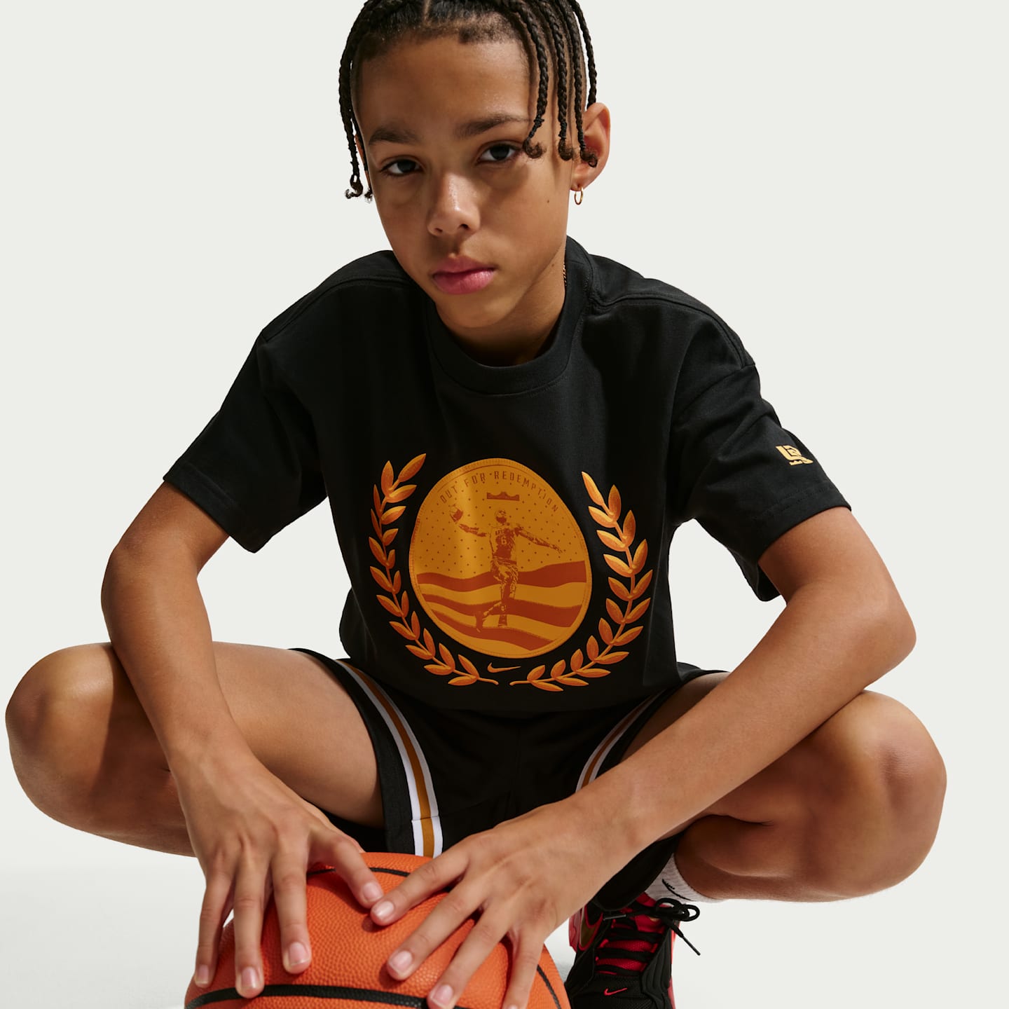 Детская футболка Nike LeBron, цвет: Чёрный — фото 3