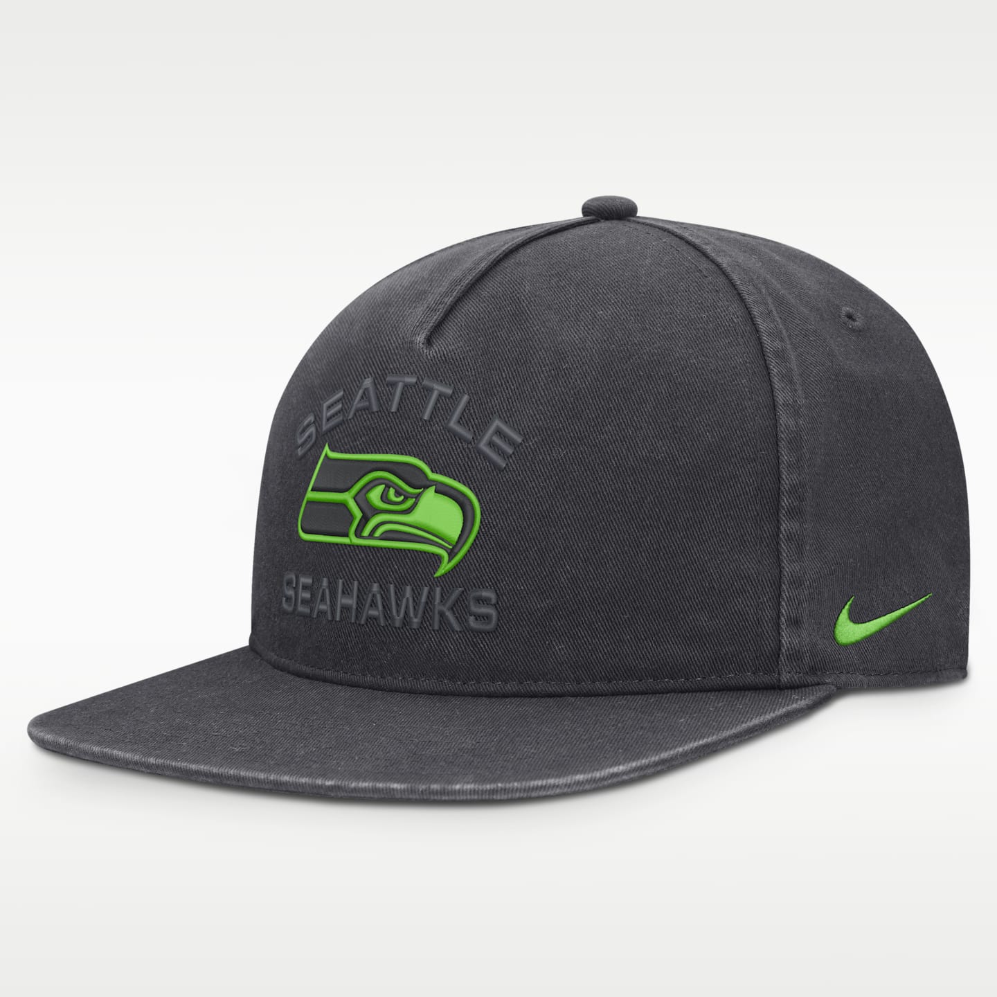 Мужская регулируемая кепка Nike Seattle Seahawks Primetime Pro NFL, цвет: Антрацитовый — фото 1