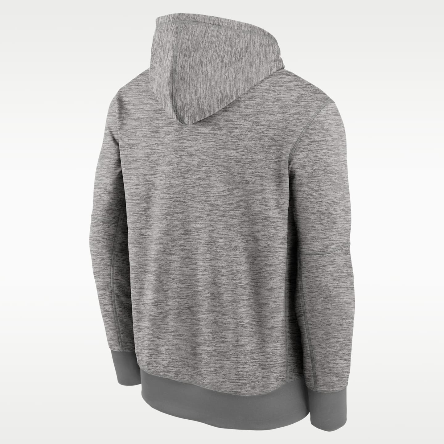Мужская худи Nike Tampa Bay Rays 2026 Postseason Authentic Collection Therma-FIT MLB, цвет: Серый меланжевый — фото 2