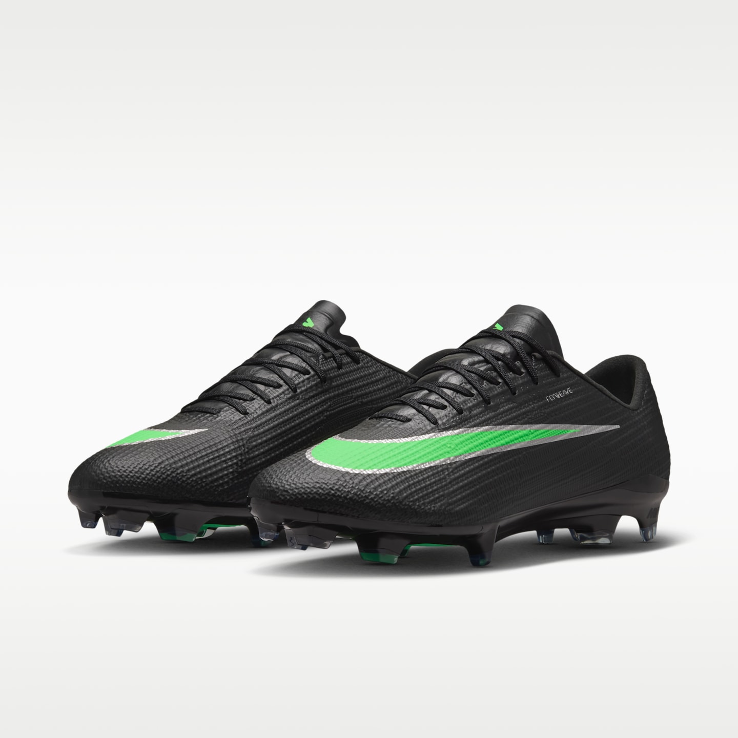Мужские бутсы Nike Mercurial Superfly 11 Pro Firm-Ground, цвет: Чёрный / Зелёный — фото 5