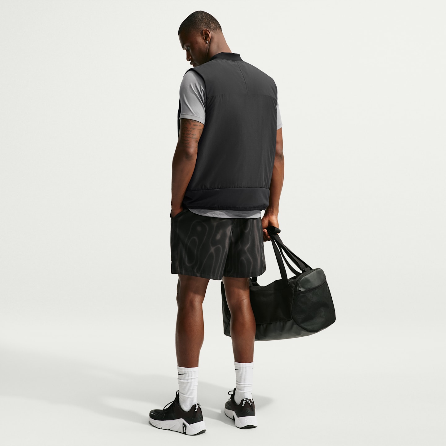 Мужской тренировочный жилет Nike Unlimited Therma-FIT, цвет: Чёрный — фото 5