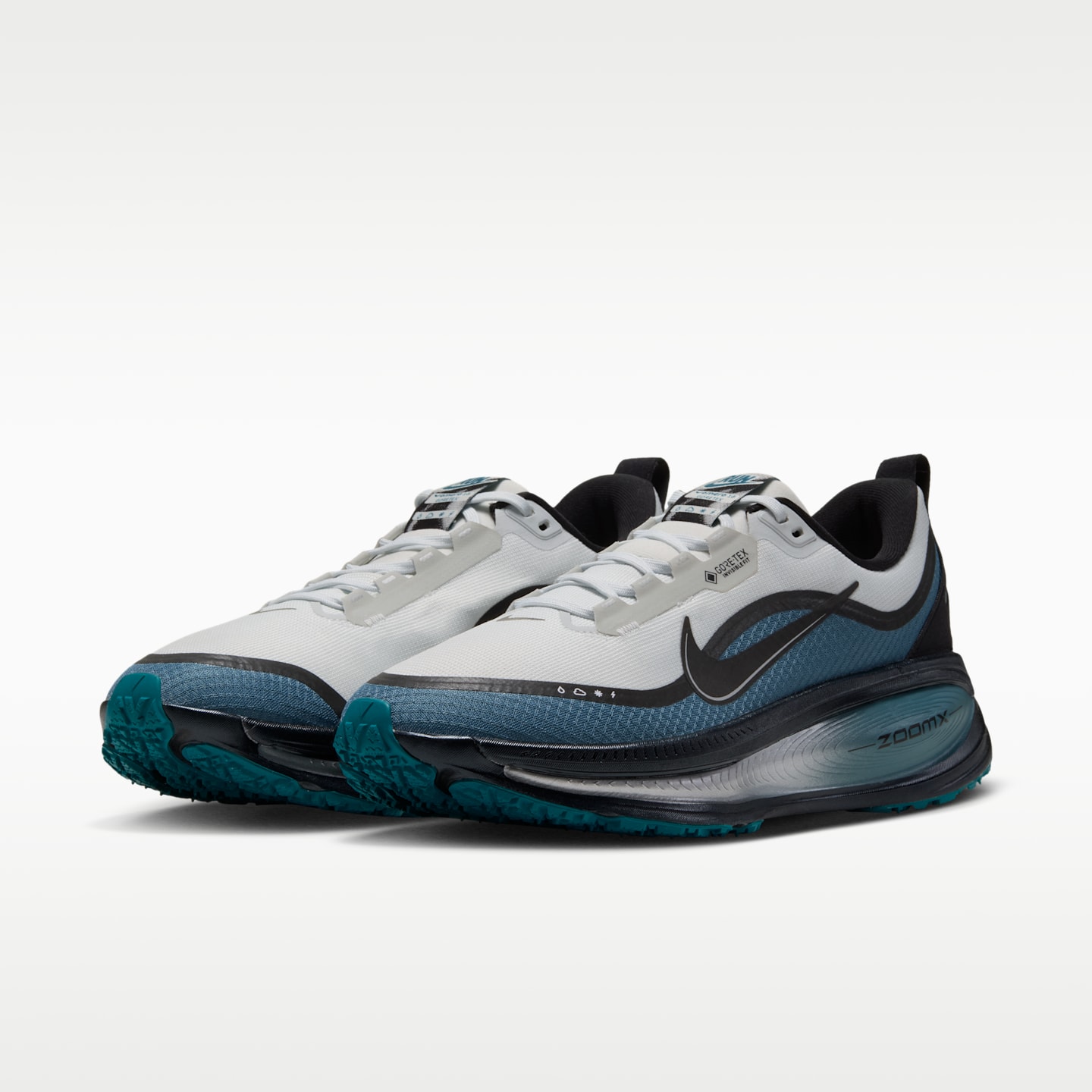 Мужские кроссовки Nike Vomero 18 GORE-TEX Waterproof Road Running, цвет: Молочный белый / Синий — фото 5