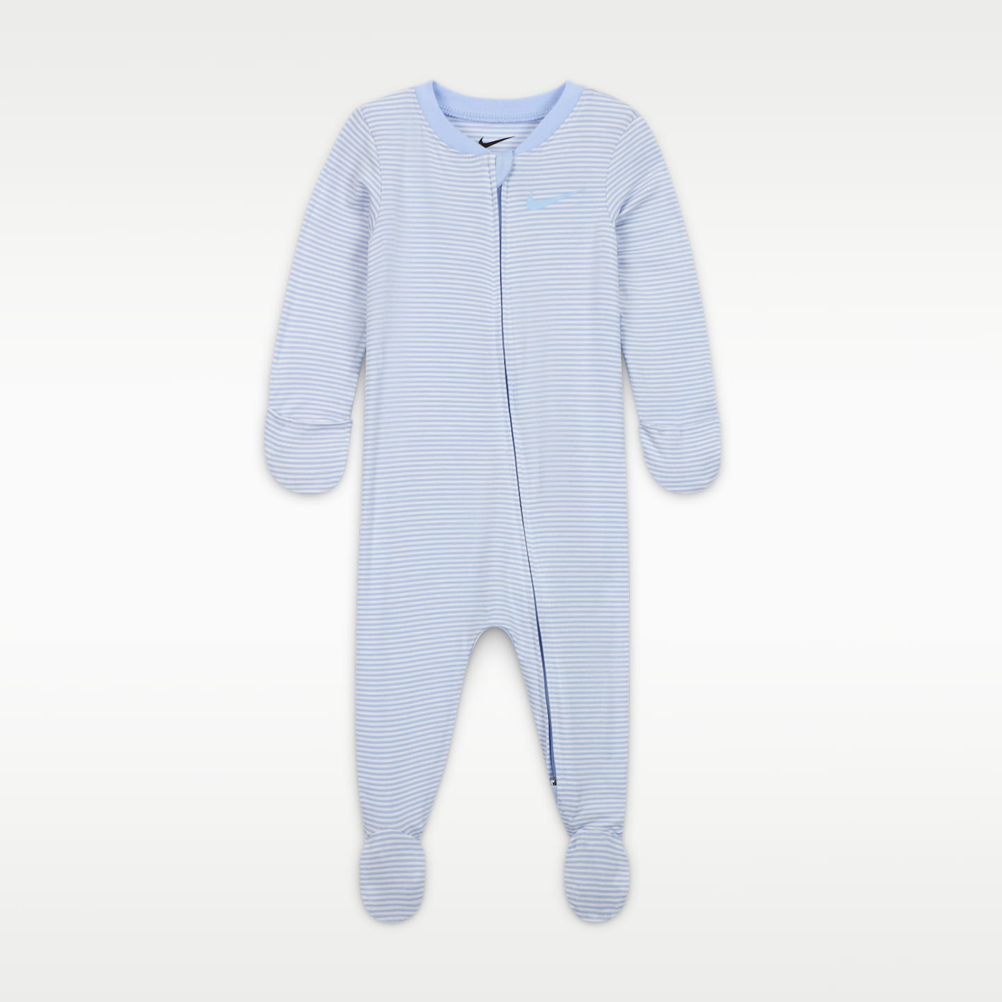 Комбинезон Nike Striped Footed Coverall для малышей, цвет: Кобальтовый — фото 1