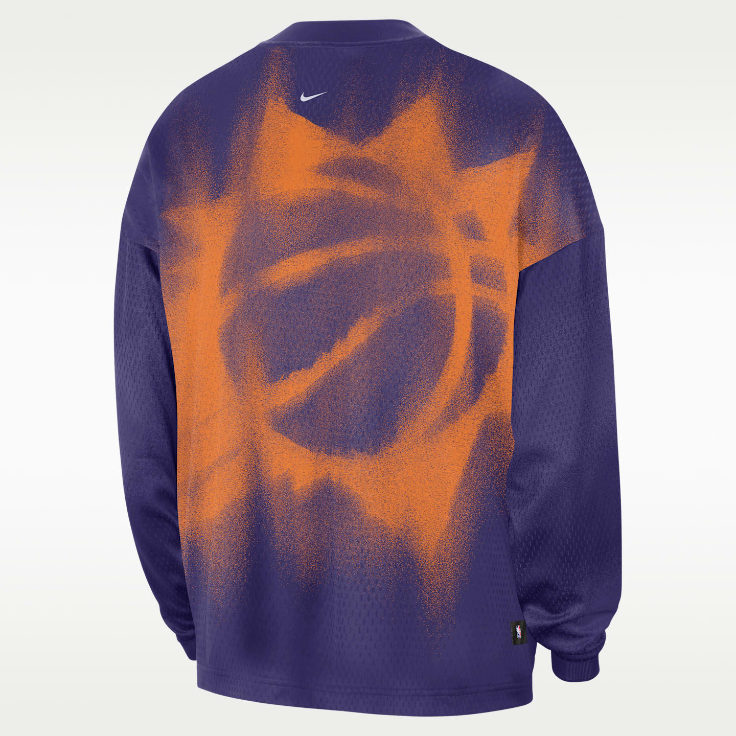 Мужской баскетбольный лонгслив Nike Phoenix Suns Standard Issue, цвет: Орхидея