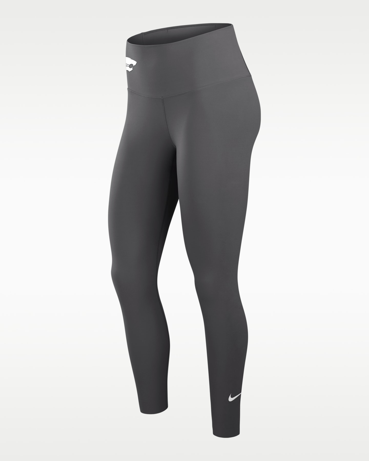 Женские леггинсы Nike One Kansas State Dri-FIT с высокой посадкой, цвет: Средний пепельный — фото 2