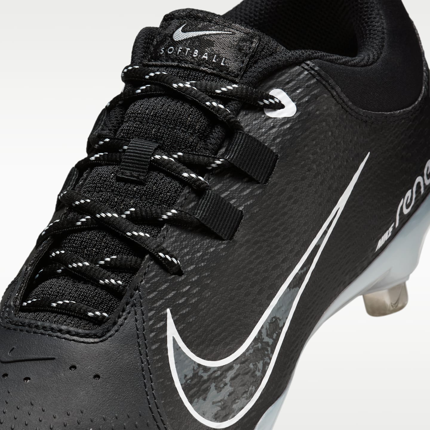 Женские бутсы Nike Hyperdiamond 4 Pro Softball Cleats, цвет: Чёрный / Чистый платиновый — фото 8