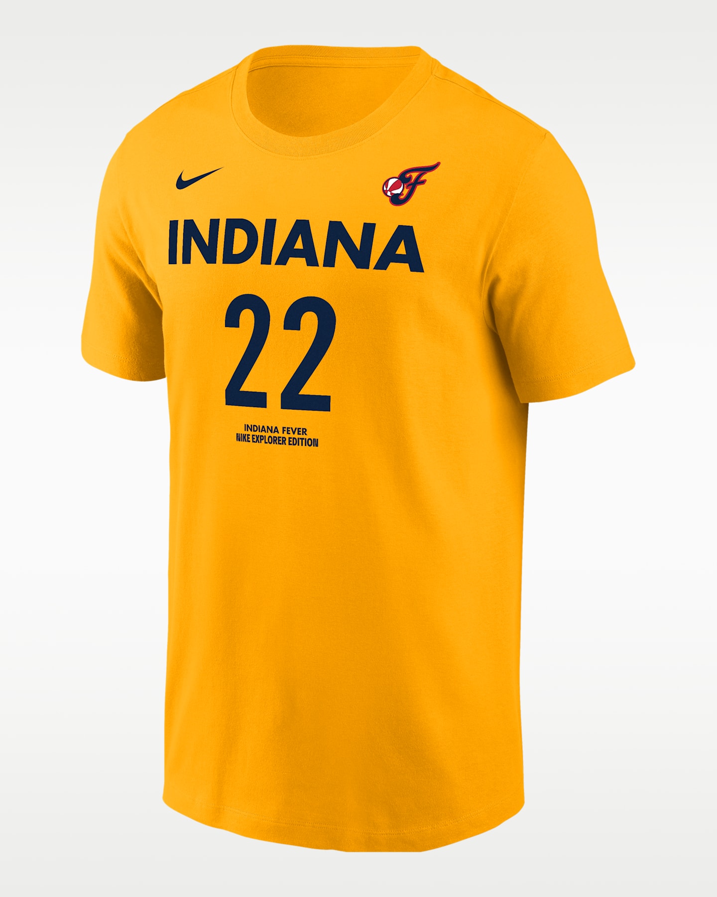 Мужская футболка Nike Caitlin Clark Indiana Fever WNBA, цвет: Золотой — фото 3