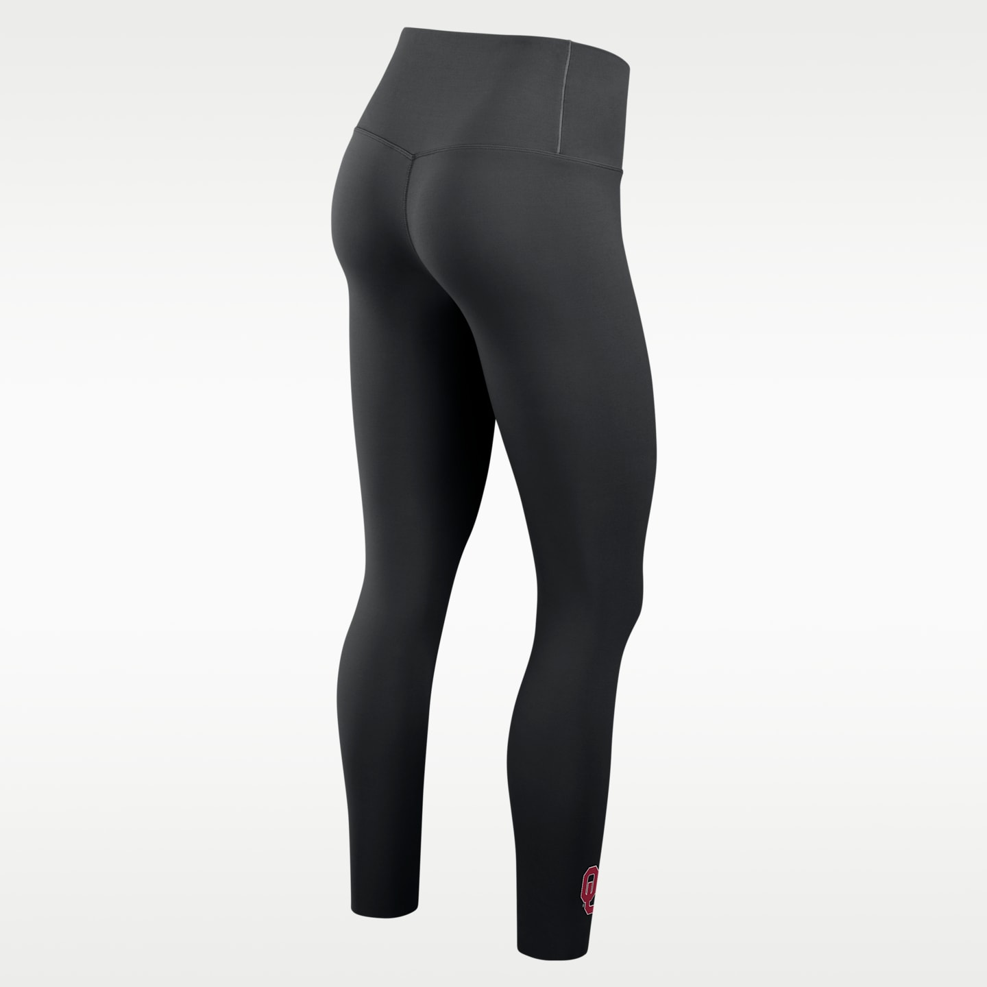 Женские легинсы Nike Oklahoma Zenvy Dri-FIT с высокой посадкой, длина 7/8, цвет: Чёрный — фото 2