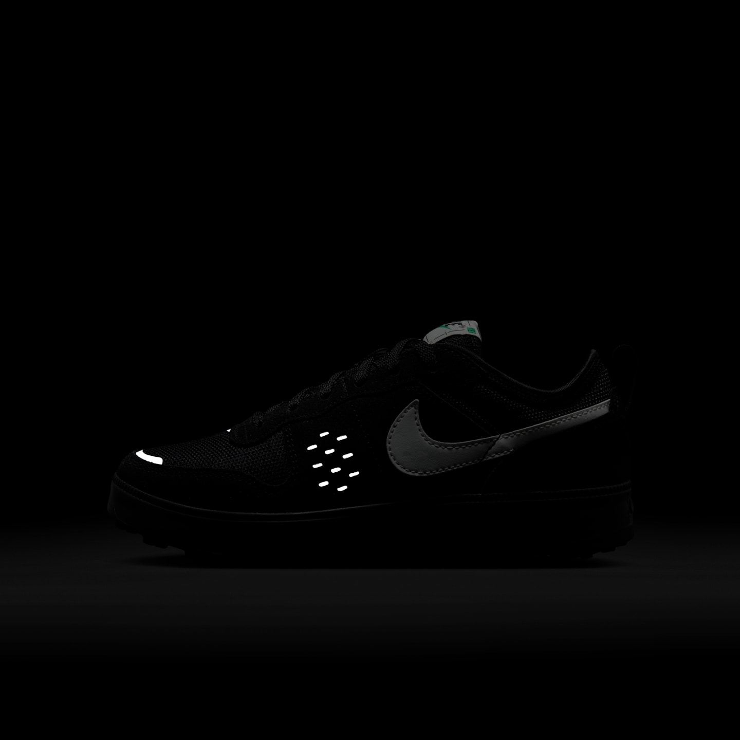 Детские кроссовки Nike C1TY "Brownstone" Shoes, цвет: Чёрный / Зелёный — фото 11