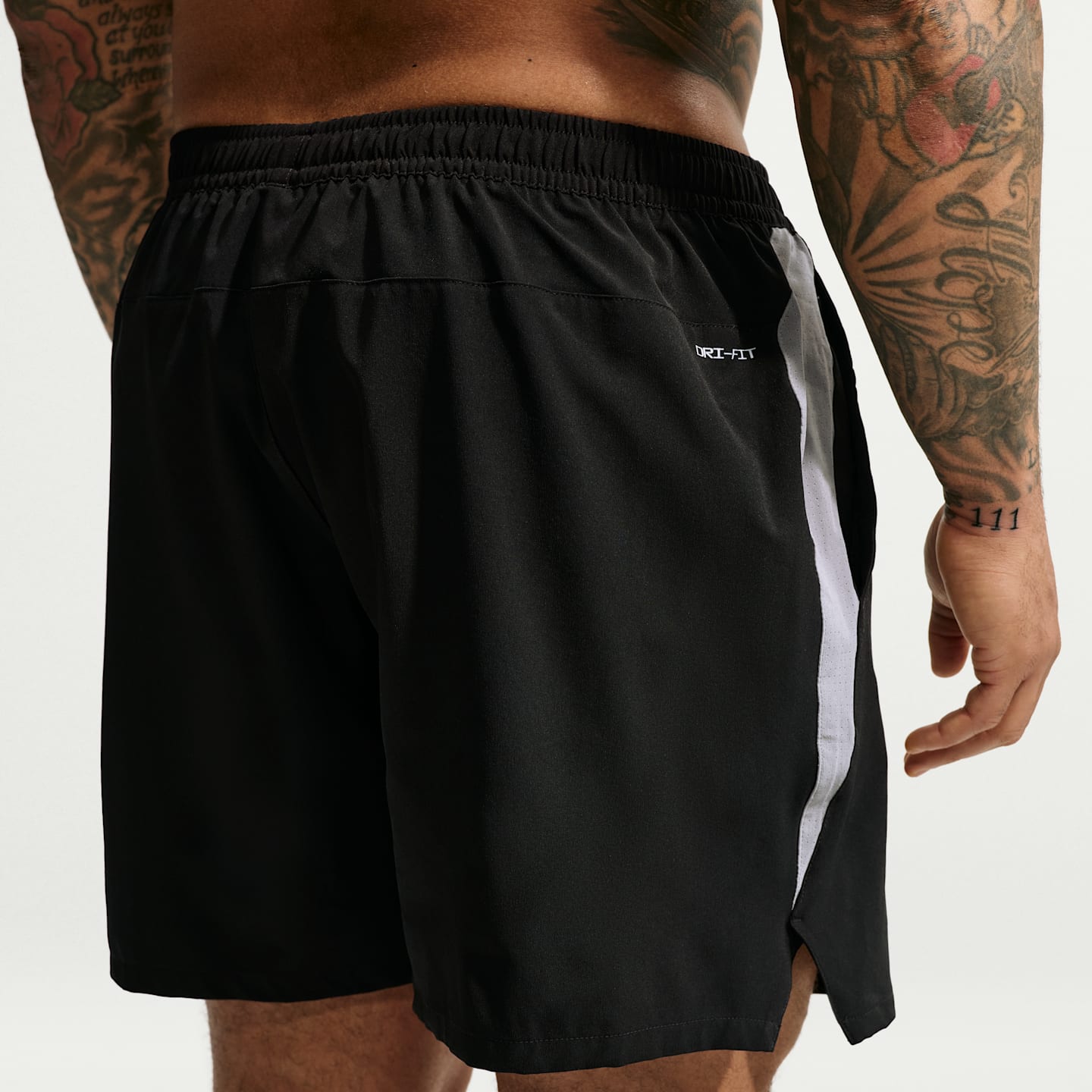 Мужские плавательные шорты Nike Swim Contend Essential, 7", большие размеры, цвет: Чёрный — фото 3
