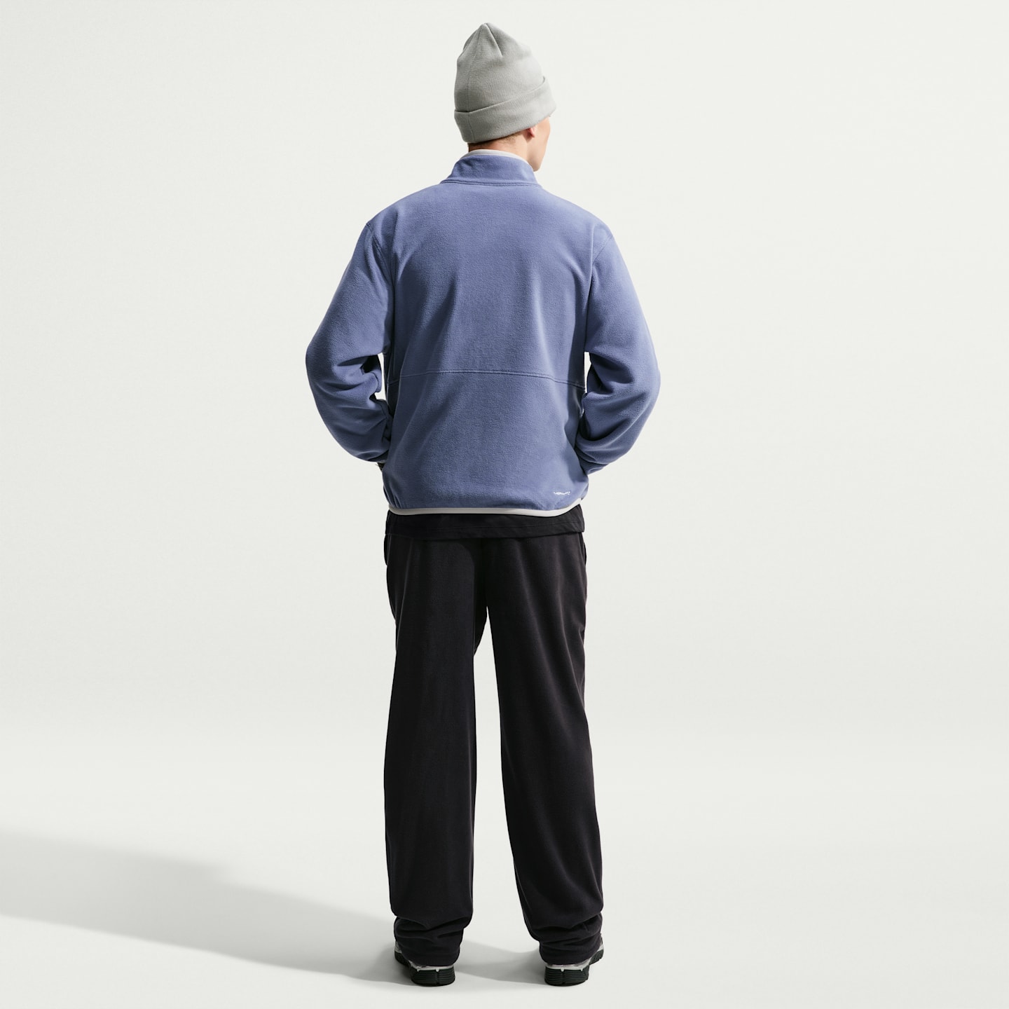 Мужские брюки Nike Club Therma-FIT, цвет: Чёрный / Белый — фото 5