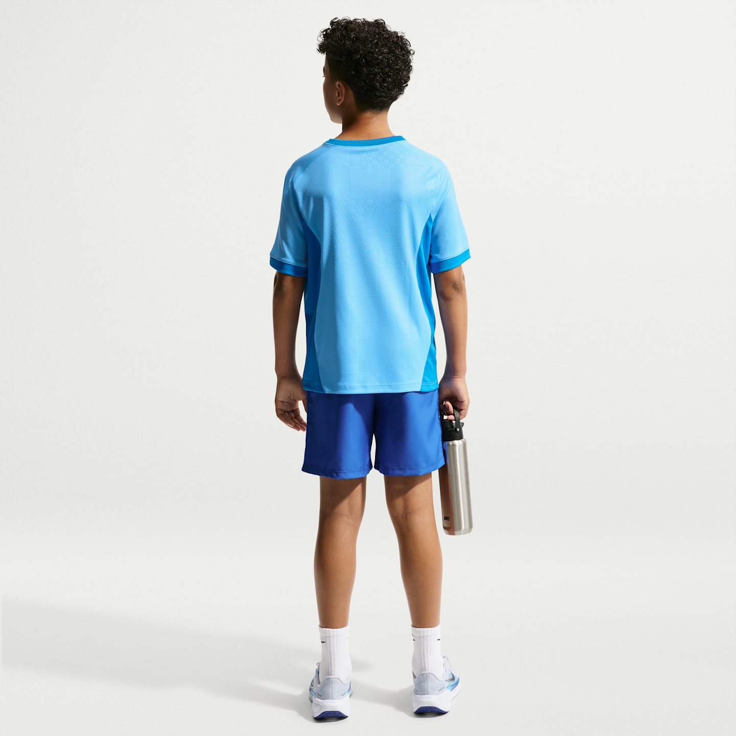Детский топ для мальчиков Nike Multi Renew с коротким рукавом, цвет: Синий / Светлый синий — фото 5