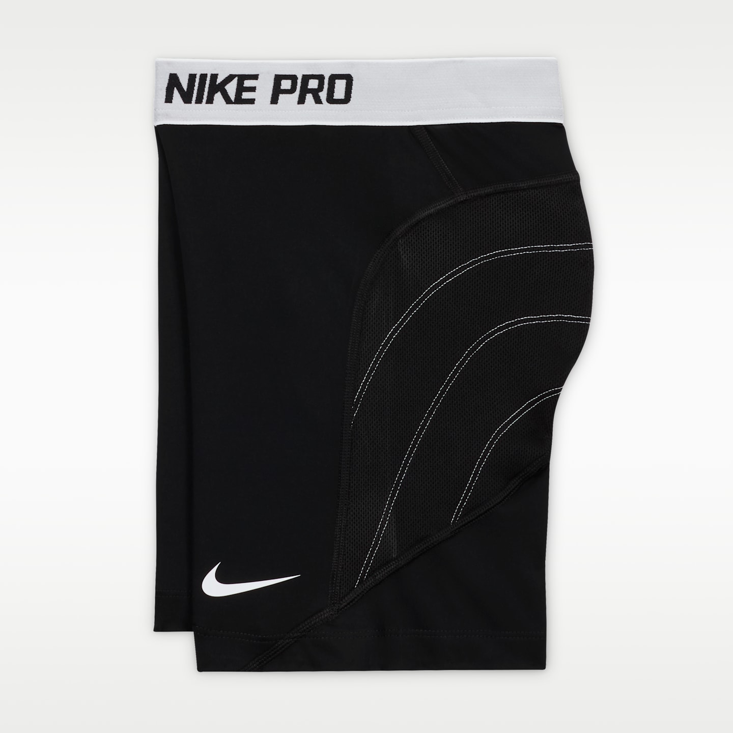 Женские софтбольные шорты Nike Pro для скольжения, цвет: Чёрный — фото 1