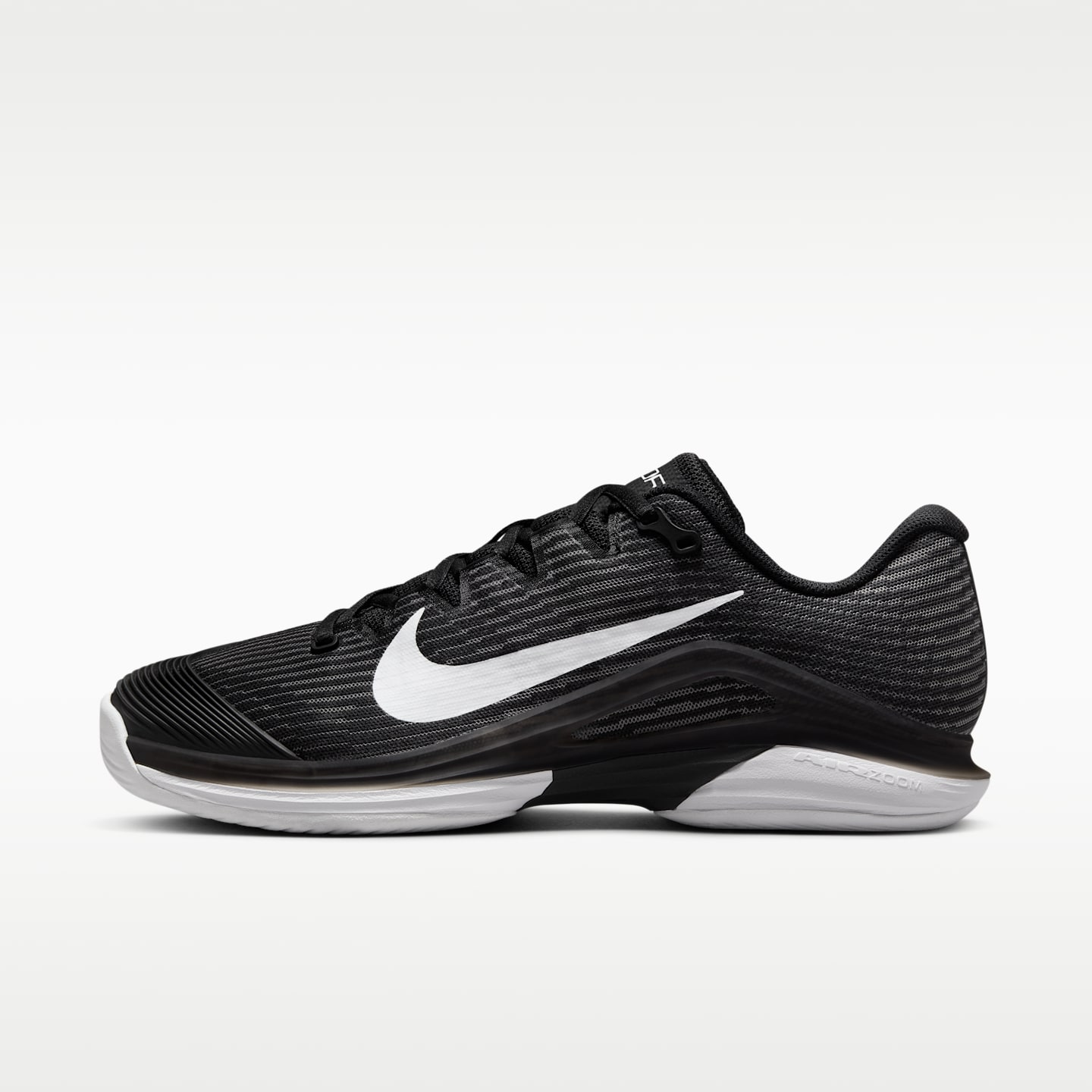 Женские кроссовки Nike Vapor 12 Clay Court Tennis Shoes, цвет: Чёрный / Серый — фото 1