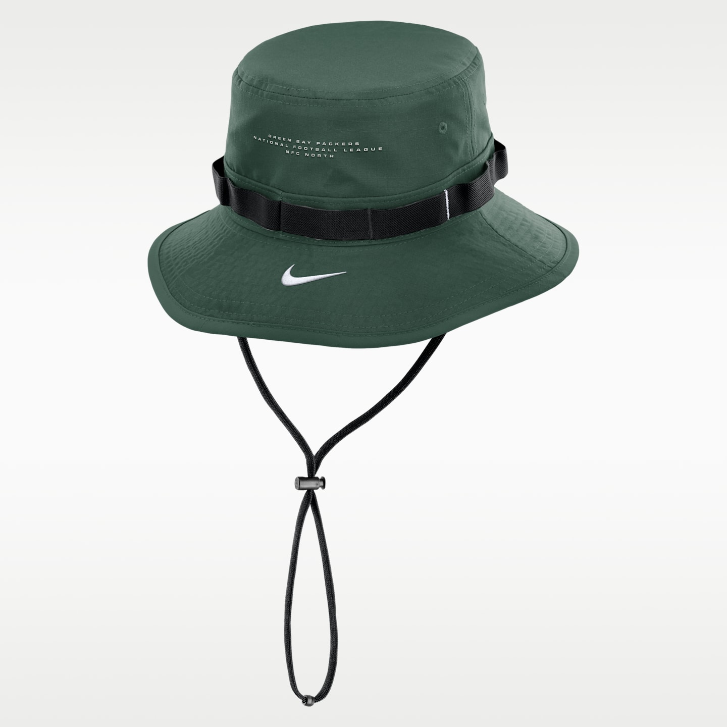 Мужская панама Nike Green Bay Packers Primetime Apex Boonie Dri-FIT NFL, цвет: Зелёный — фото 2
