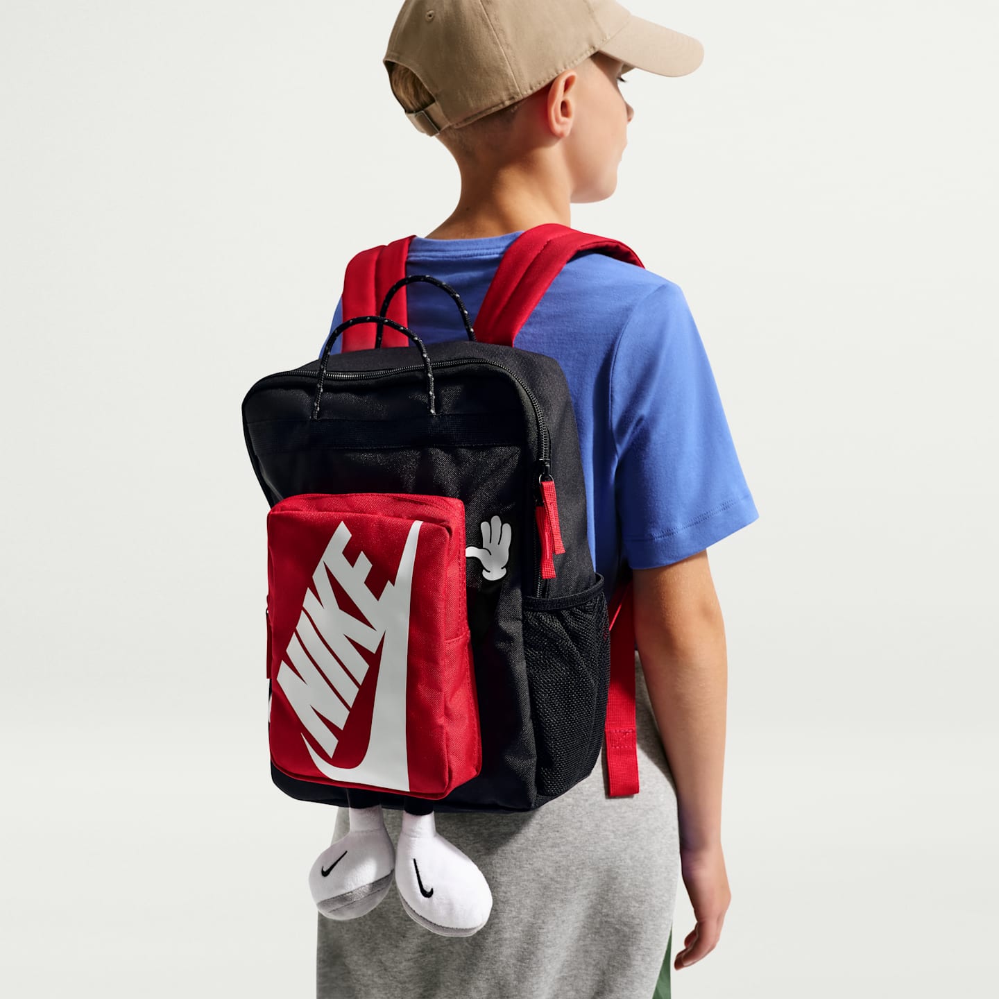 Рюкзак Nike для детей, цвет: Чёрный / Красный — фото 1