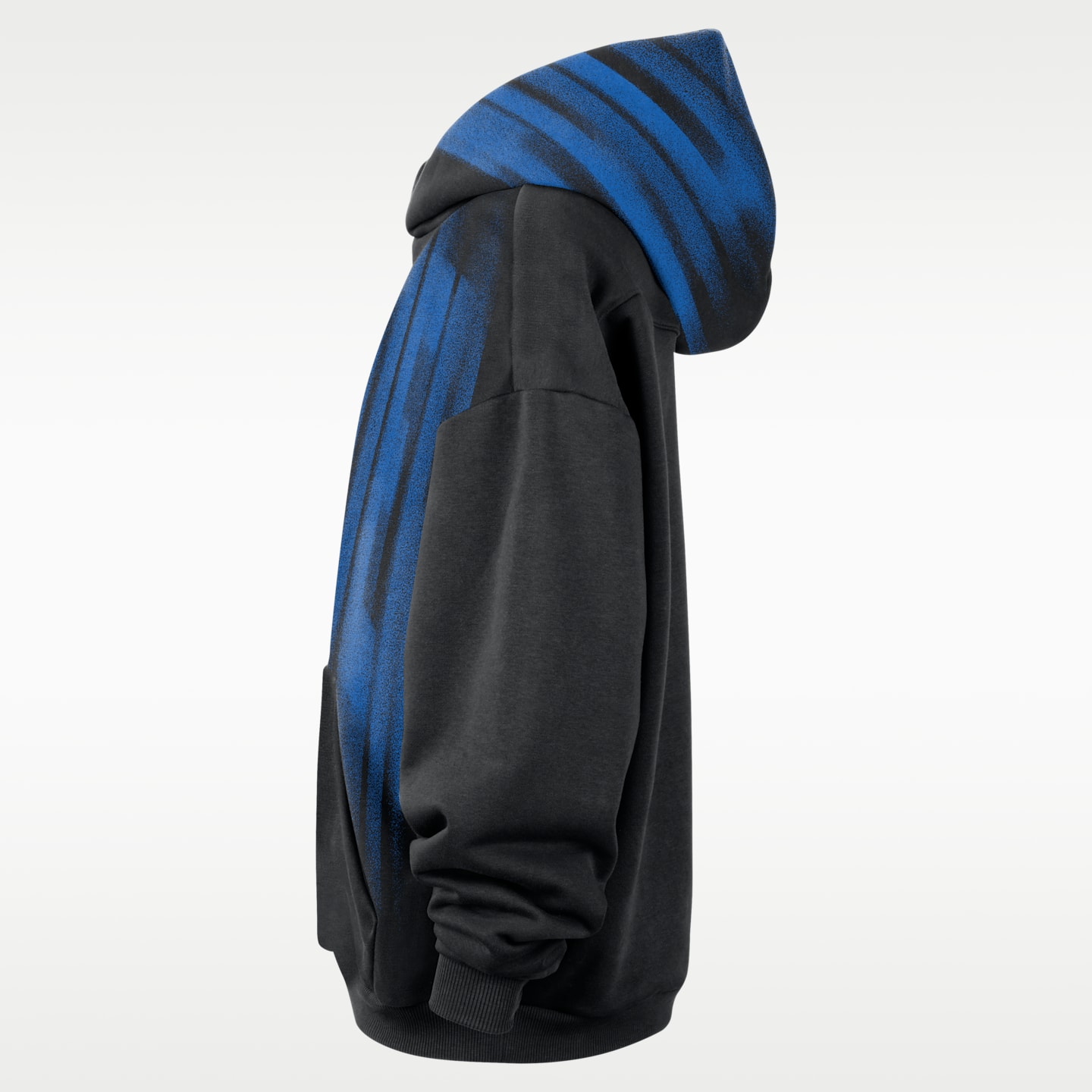 Мужское худи Nike Oklahoma City Thunder Standard Issue Therma-FIT Fleece Basketball, цвет: Чёрный / Белый — фото 3