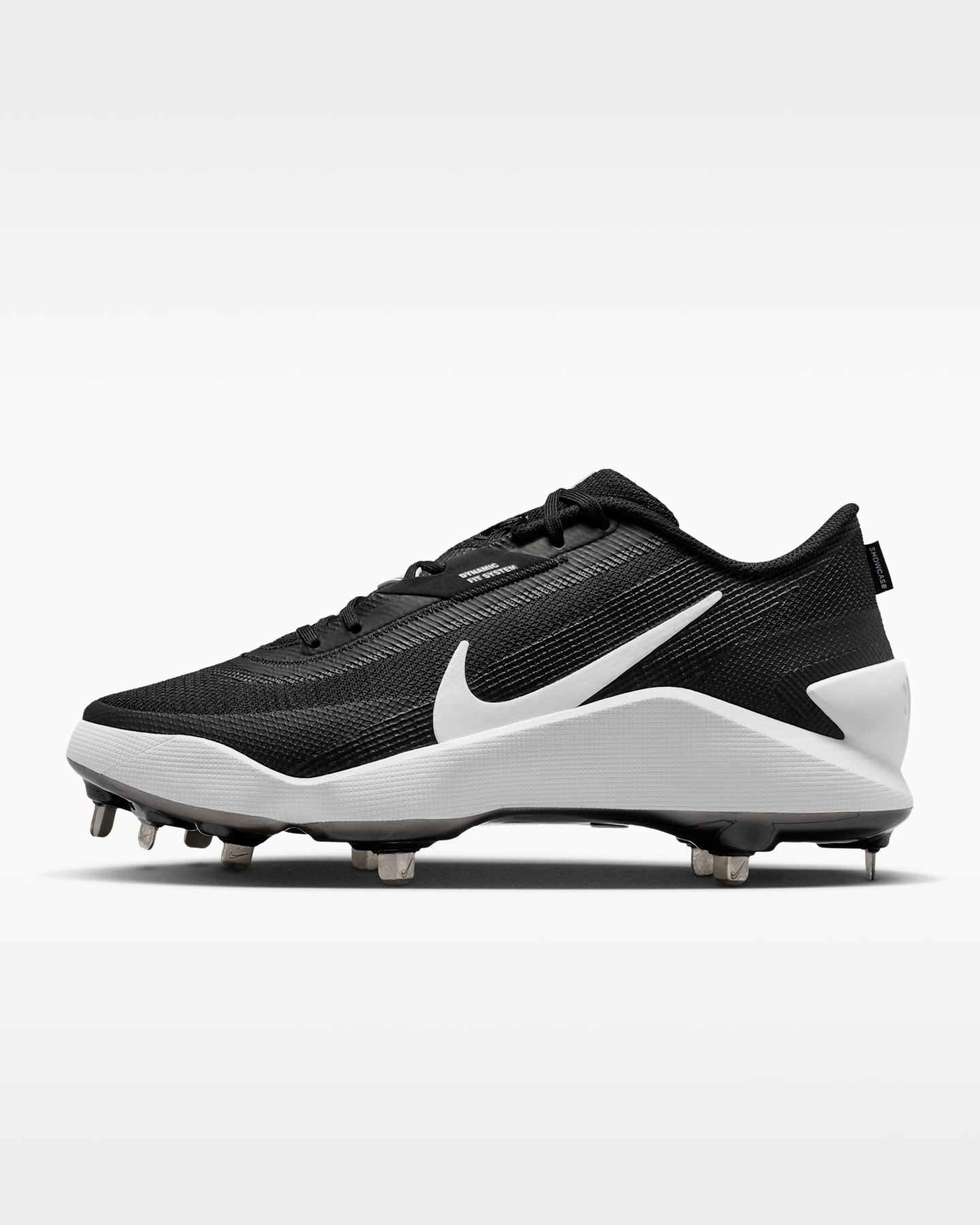 Женские бутсы Nike Diamond Showcase MTL Baseball Cleats, цвет: Чёрный / Белый — фото 10