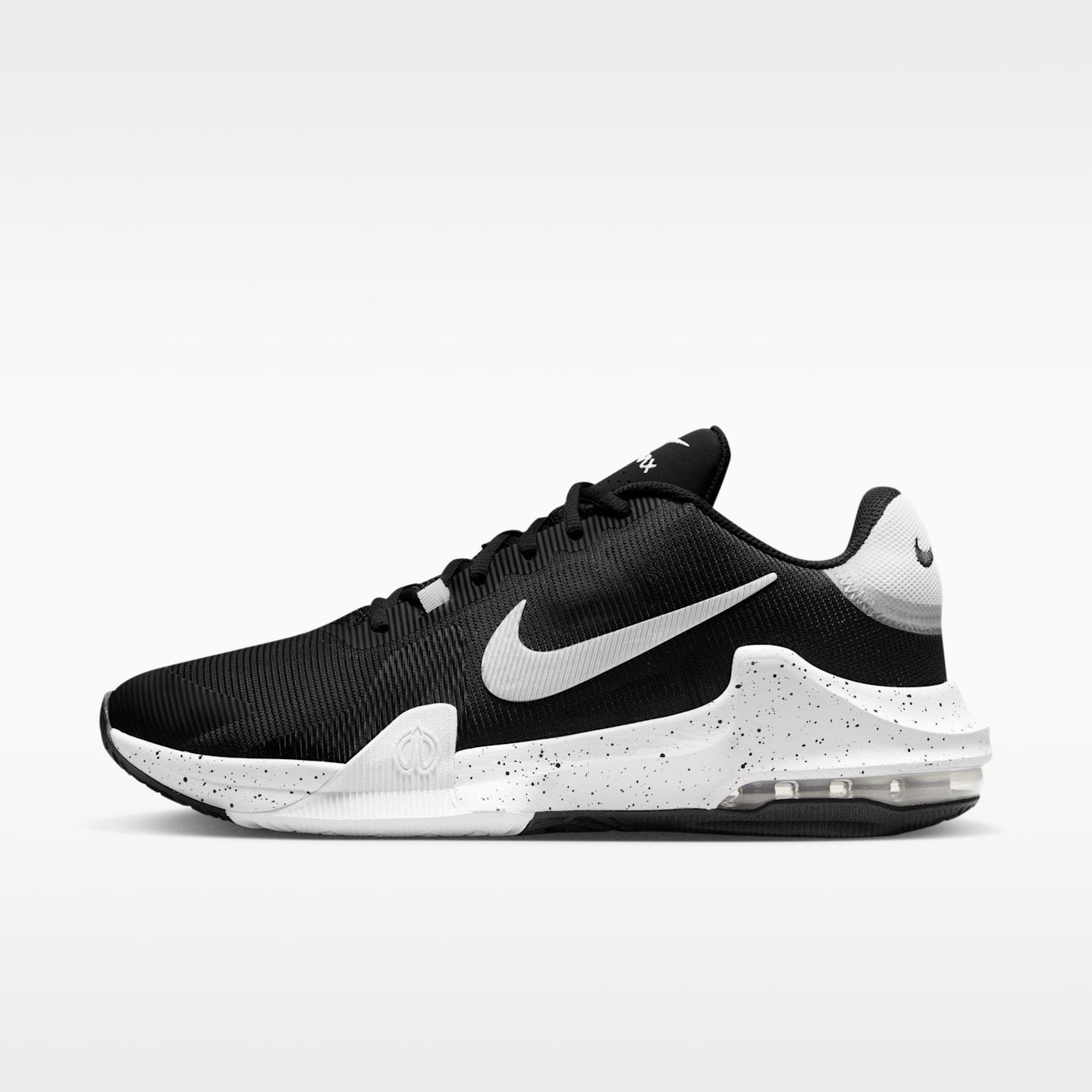 Кроссовки Nike Impact 4 Basketball, цвет: Чёрный / Волчий серый — фото 1