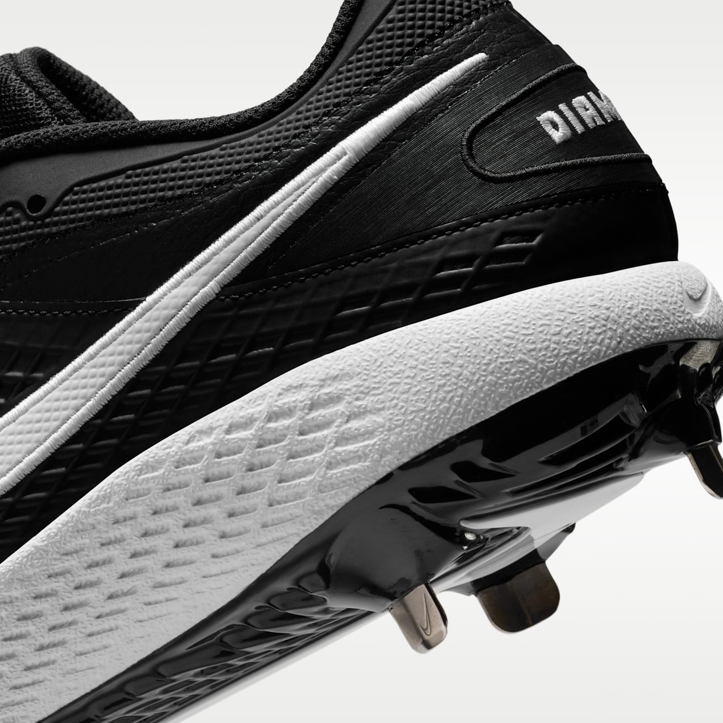 Женские кроссовки Nike Diamond Gamer MTL Baseball, цвет: Чёрный / Белый — фото 9