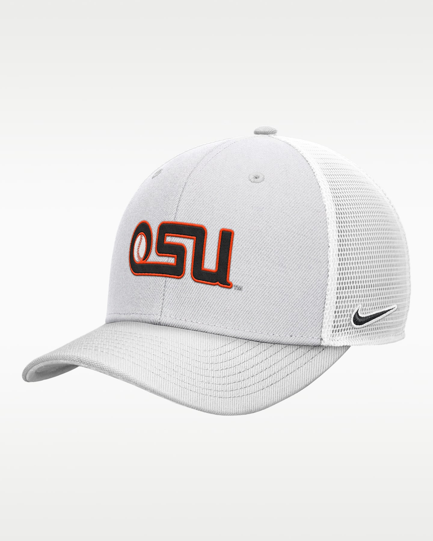 Бейсболка-тракер Nike Oregon State Beavers, цвет: Белый — фото 3