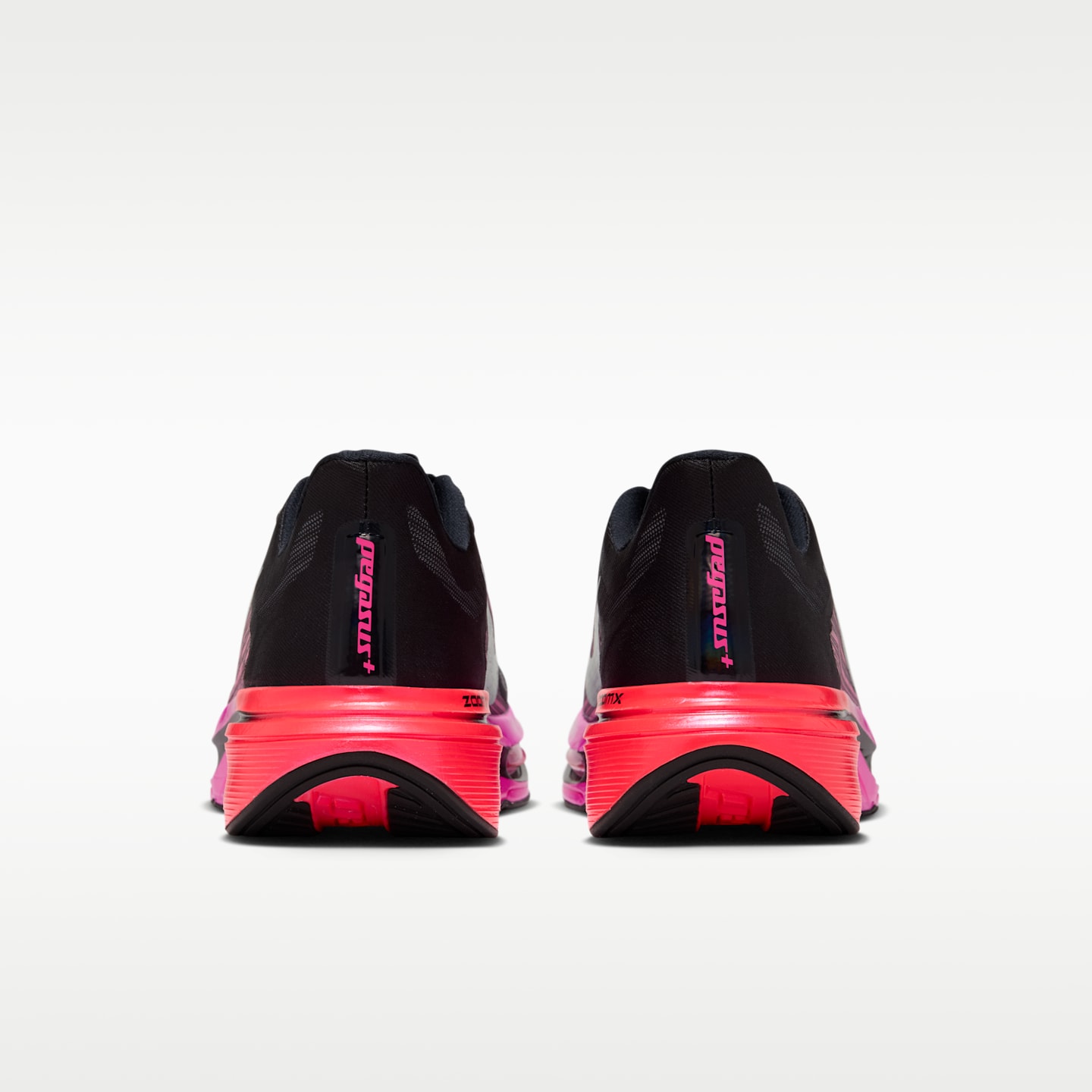 Женские кроссовки Nike Pegasus Plus 2 Road Running, цвет: Чёрный / Розовый — фото 6