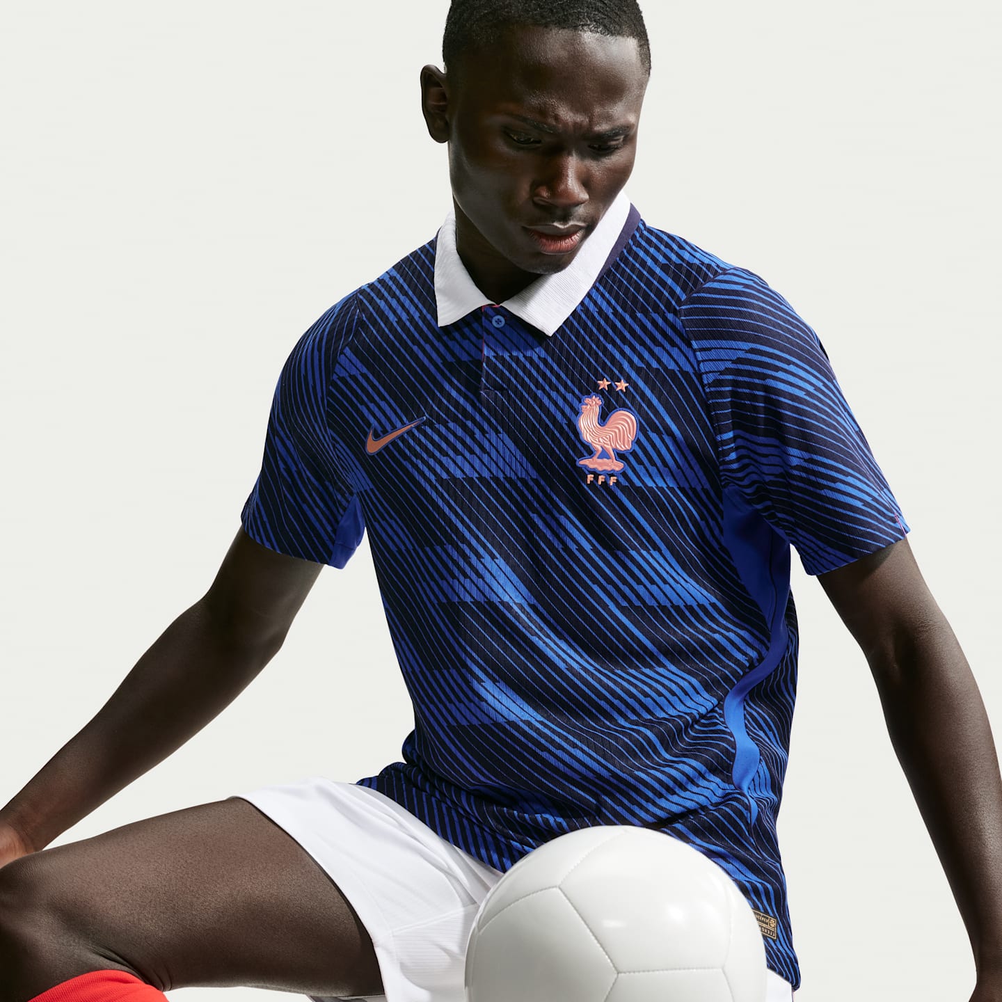 Мужская футбольная джерси Nike France National Team 2026 Match Home Aero-FIT, цвет: Королевский синий / Синий — фото 3