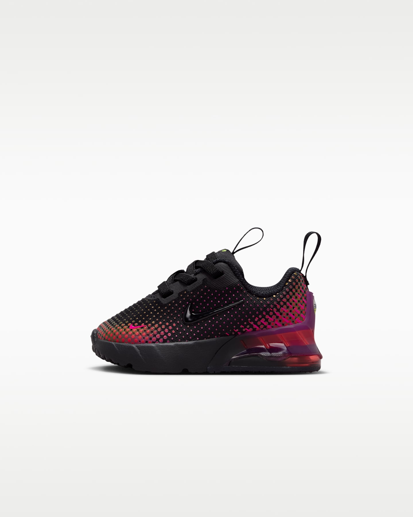 Детские кроссовки Nike Air Max Phoenix Baby/Toddler, цвет: Чёрный / Яркий фиолетовый — фото 8