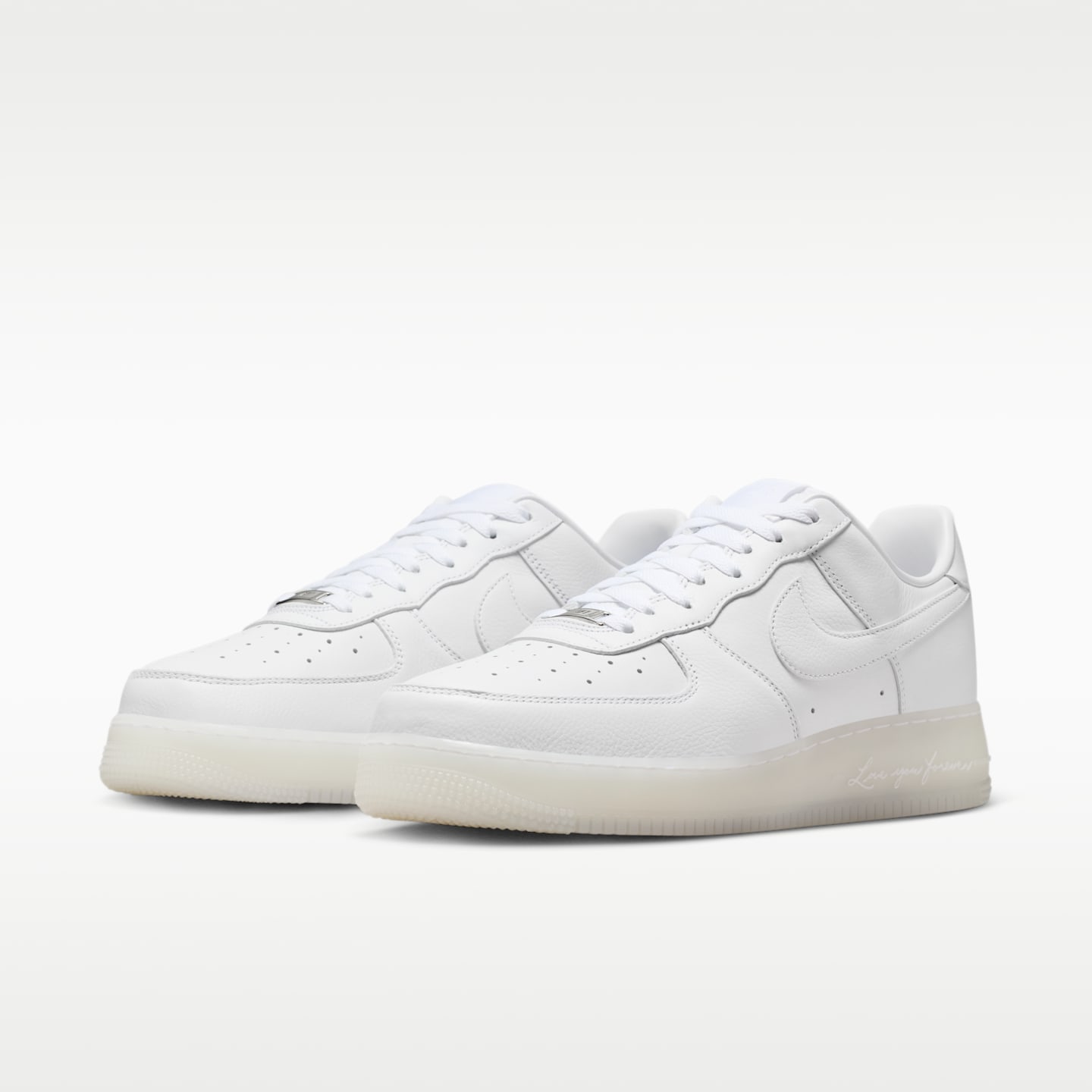 Мужские кроссовки Nike Nocta Air Force 1 Low, цвет: Белый / Серебряный — фото 5