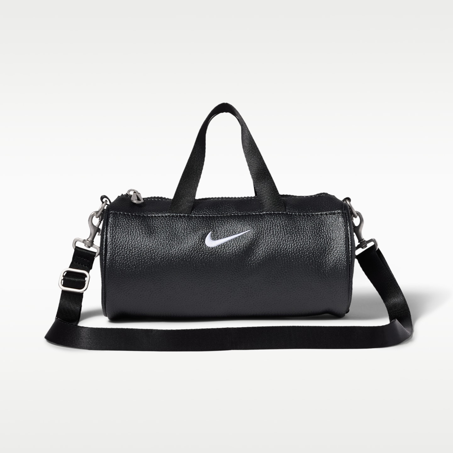 Женская сумка Nike Clash Mini Barrel (3L), цвет: Чёрный / Белый — фото 2