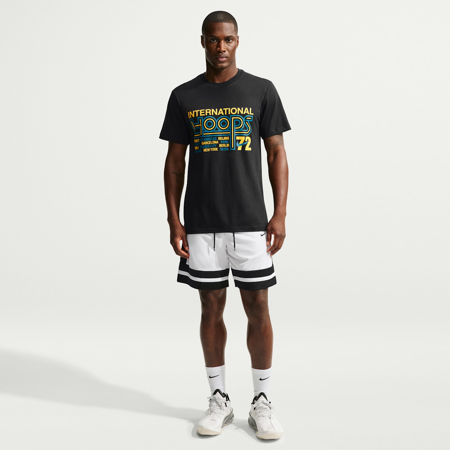 Мужская футболка Nike Basketball, цвет: Чёрный — фото 4