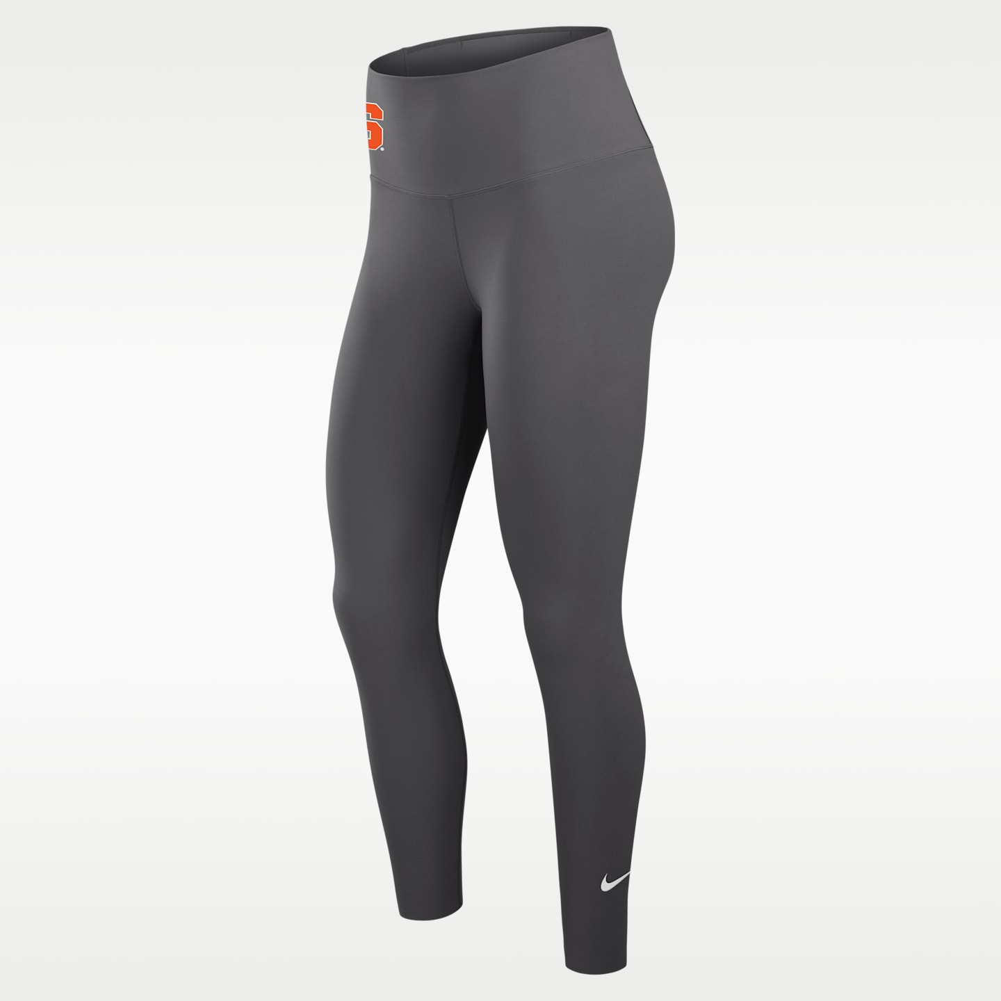 Женские леггинсы Nike One Syracuse Dri-FIT с высокой посадкой, цвет: Средний пепельный — фото 1