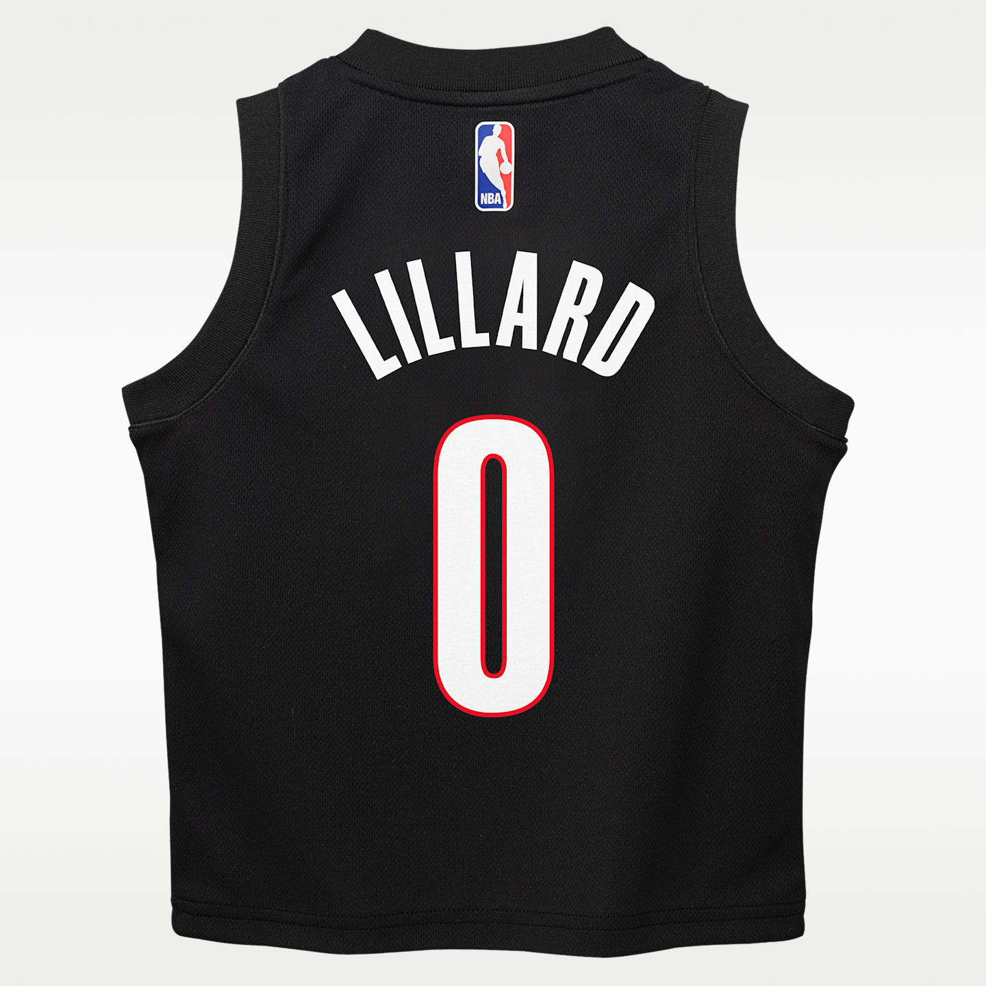 Детские пиджаки Nike Damian Lillard Portland Trail Blazers Icon Edition NBA Replica Jersey, цвет: Чёрный — фото 2
