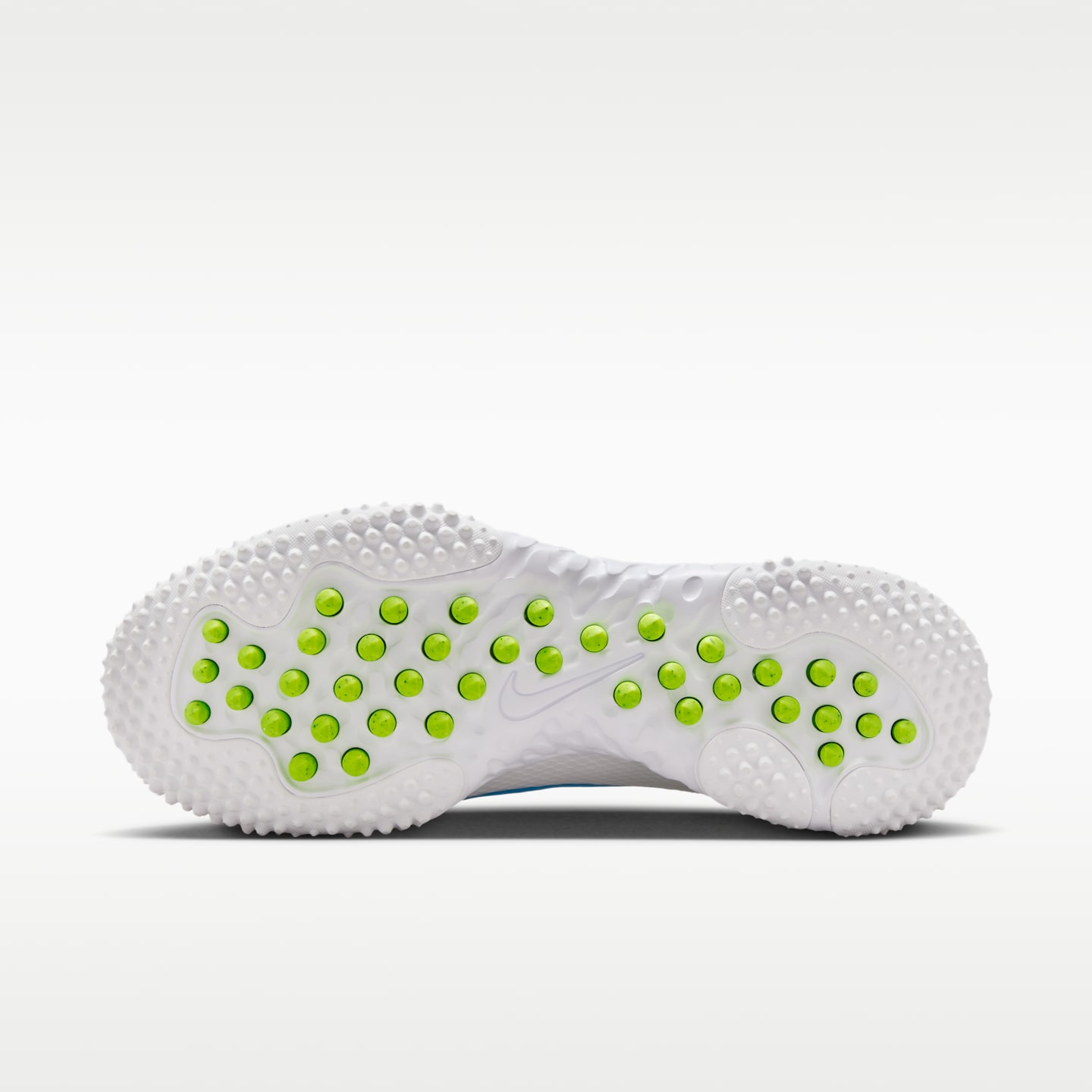Женские кроссовки Nike Huarache 9 Elite TF LAX SE Lacrosse, цвет: Белый / Кислотно-жёлтый — фото 2