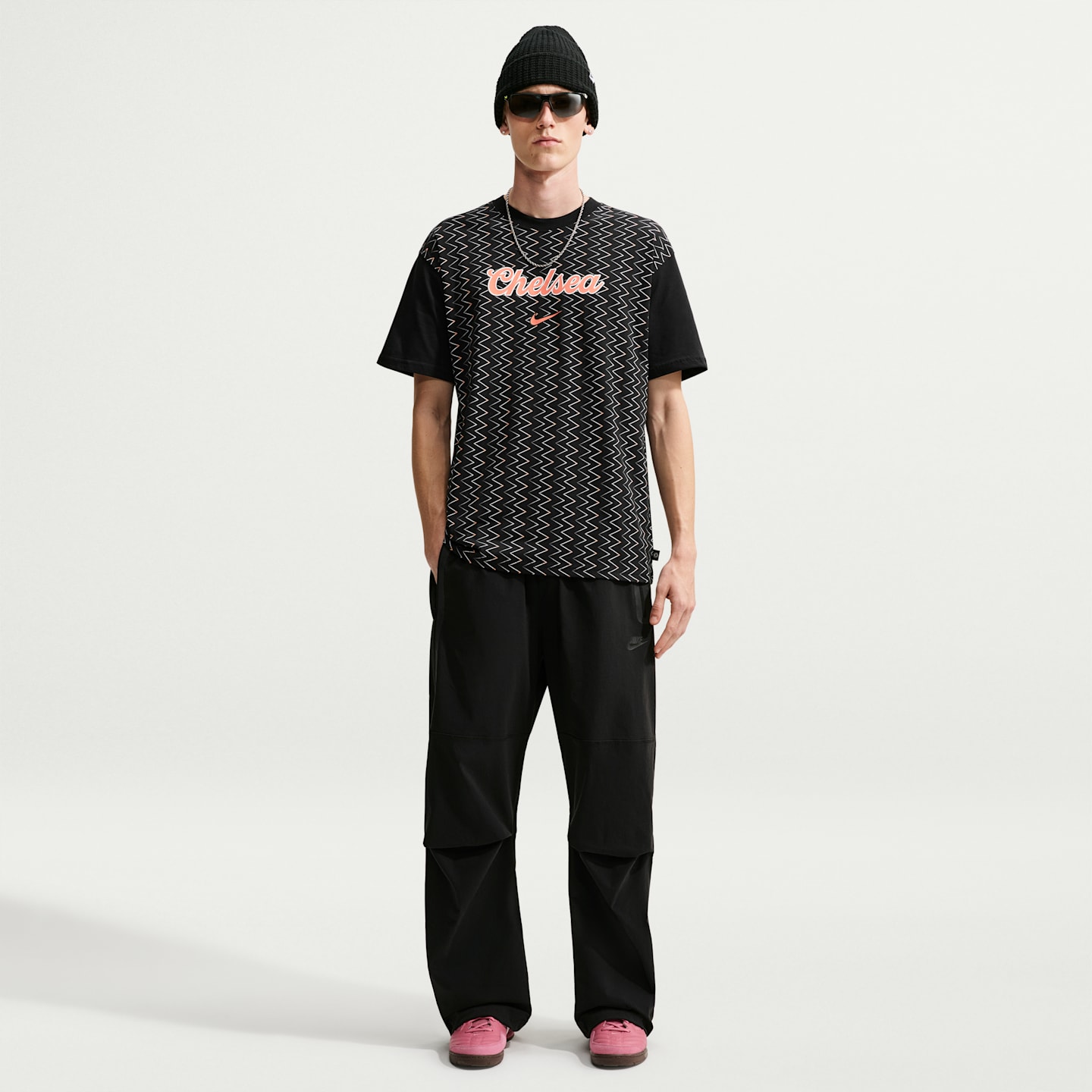 Мужские футболки Chelsea FC Nike T-Shirt, цвет: Чёрный — фото 4