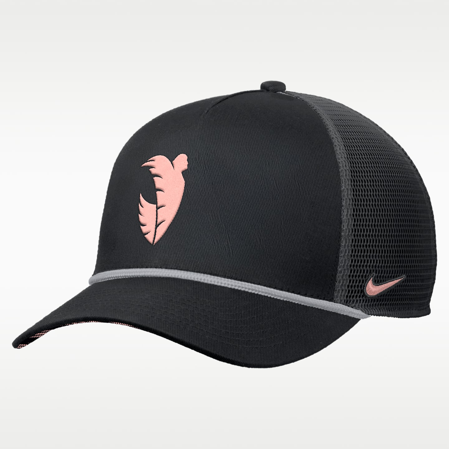 Кепка-тракер Nike Angel City FC Rise с канатом, цвет: Чёрный — фото 1