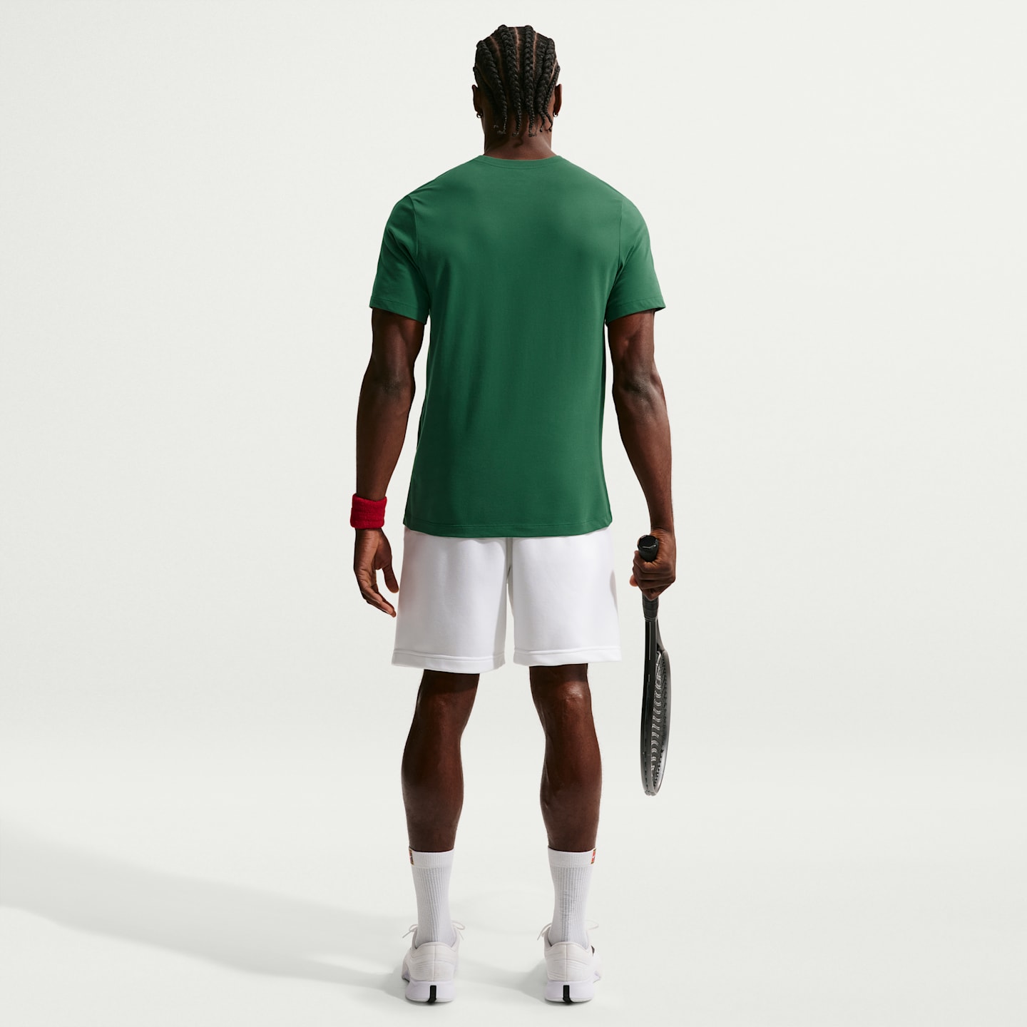 Мужская теннисная футболка Nike Dri-FIT, цвет: Зелёный — фото 5