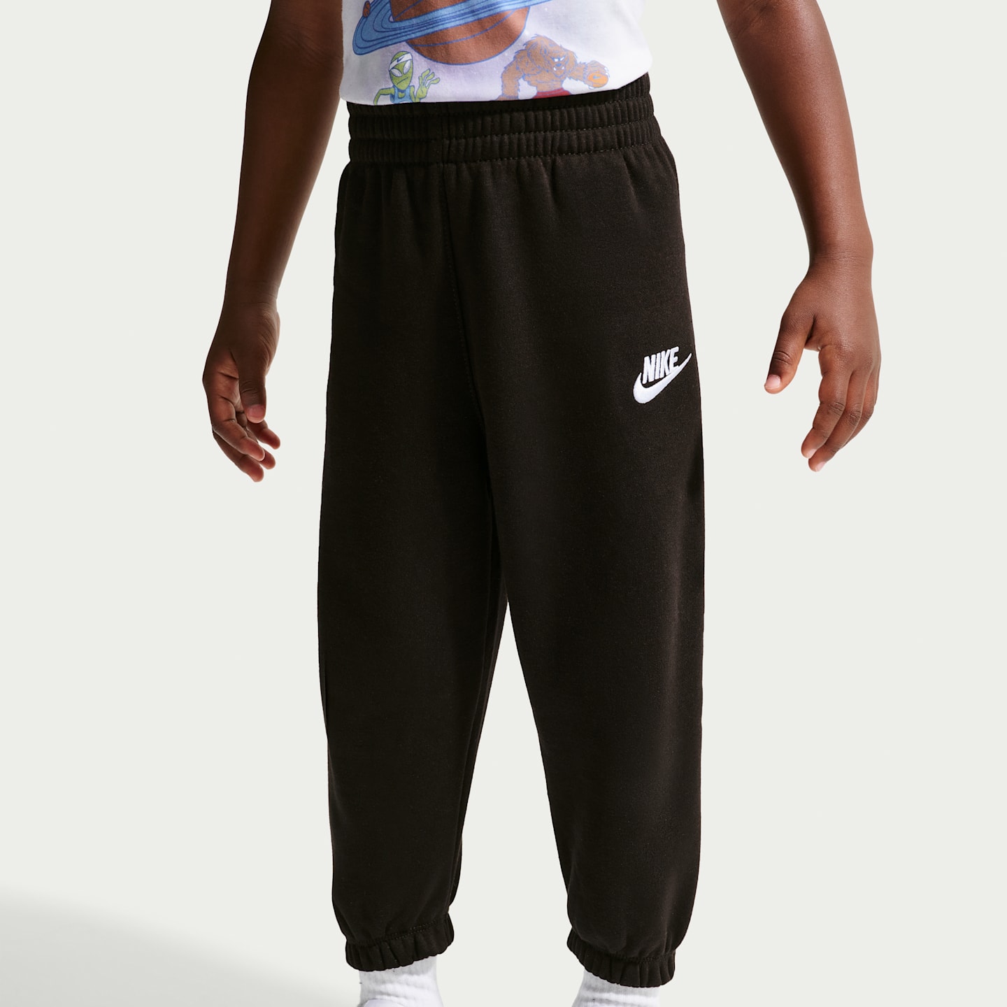 Комплект для малышей Nike Sportswear Snow Motion из 2 предметов со свитшотом, цвет: Чёрный — фото 4